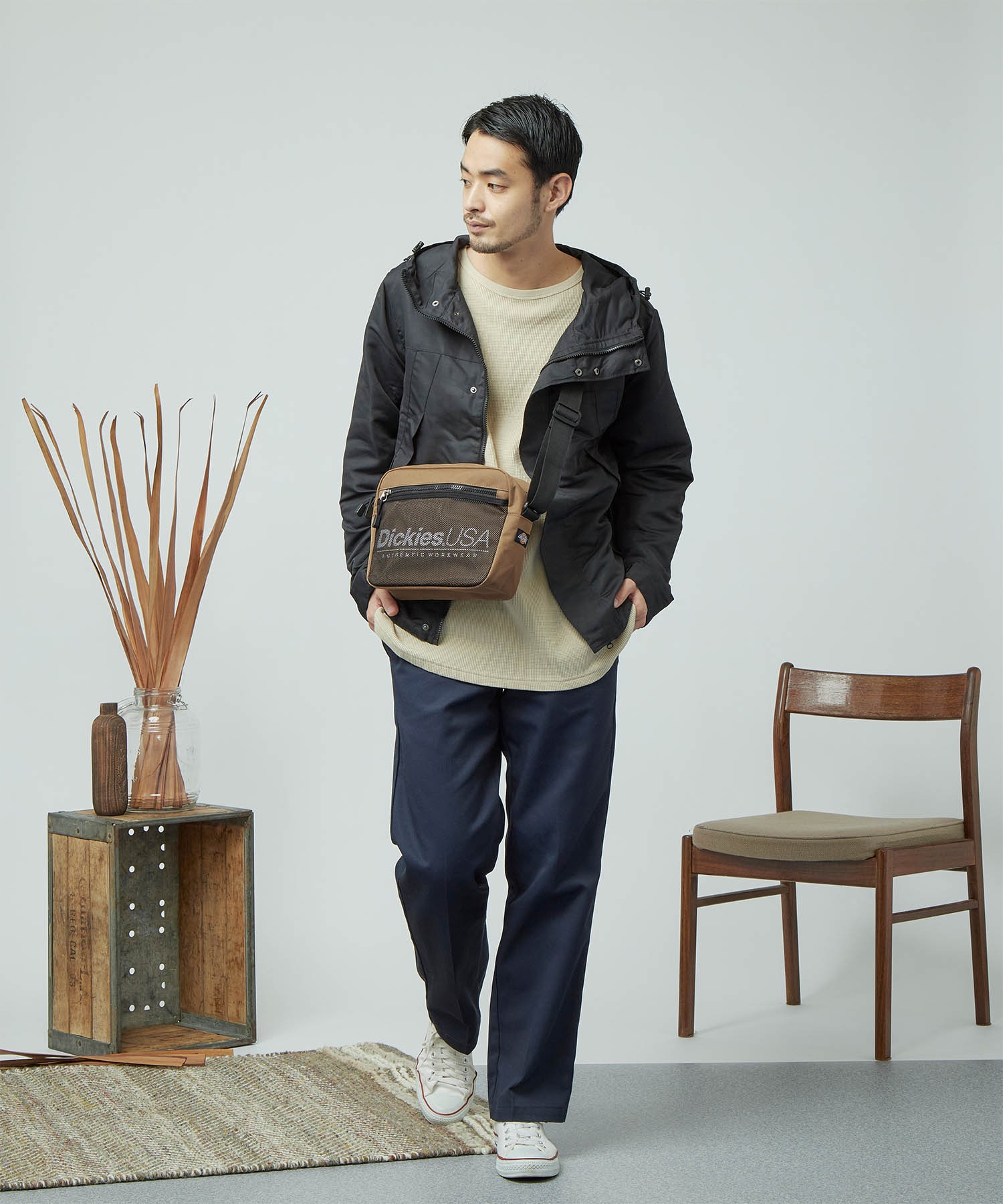 ▽WEB限定 Dickies/ディッキーズ メッシュショルダーバッグ MONO