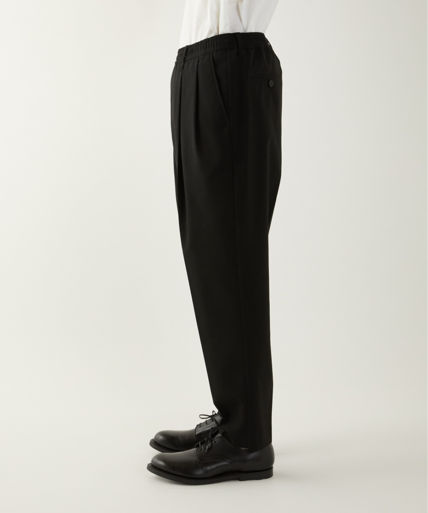 WIDE TAPERED EASY SLACKS