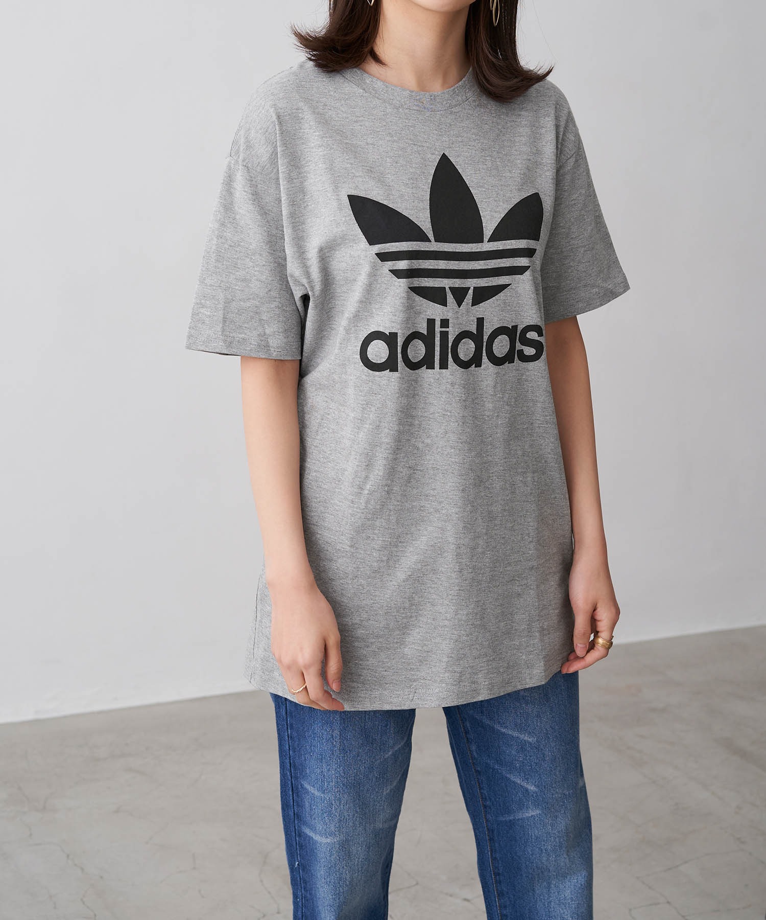 Adidas アディダス トレフォイルロゴプリント オーバーサイズ コットン 半袖 Tシャツ Chaco Closet Chaco Closet チャコクローゼット 公式オンラインストア
