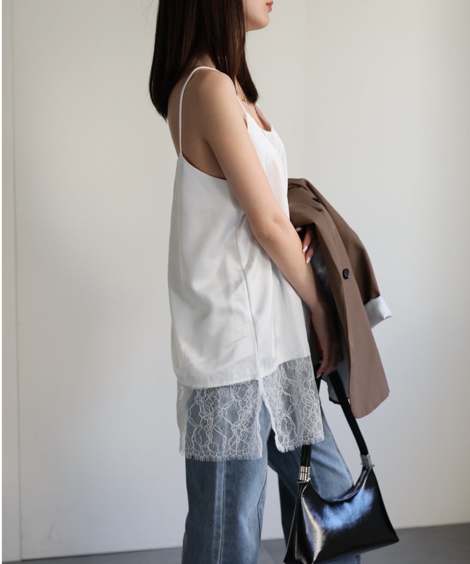 model：162cm 着用サイズ：F