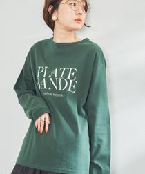 【WEB限定】洗練されたキレイ目Tシャツ。レタードロゴプリントロンT