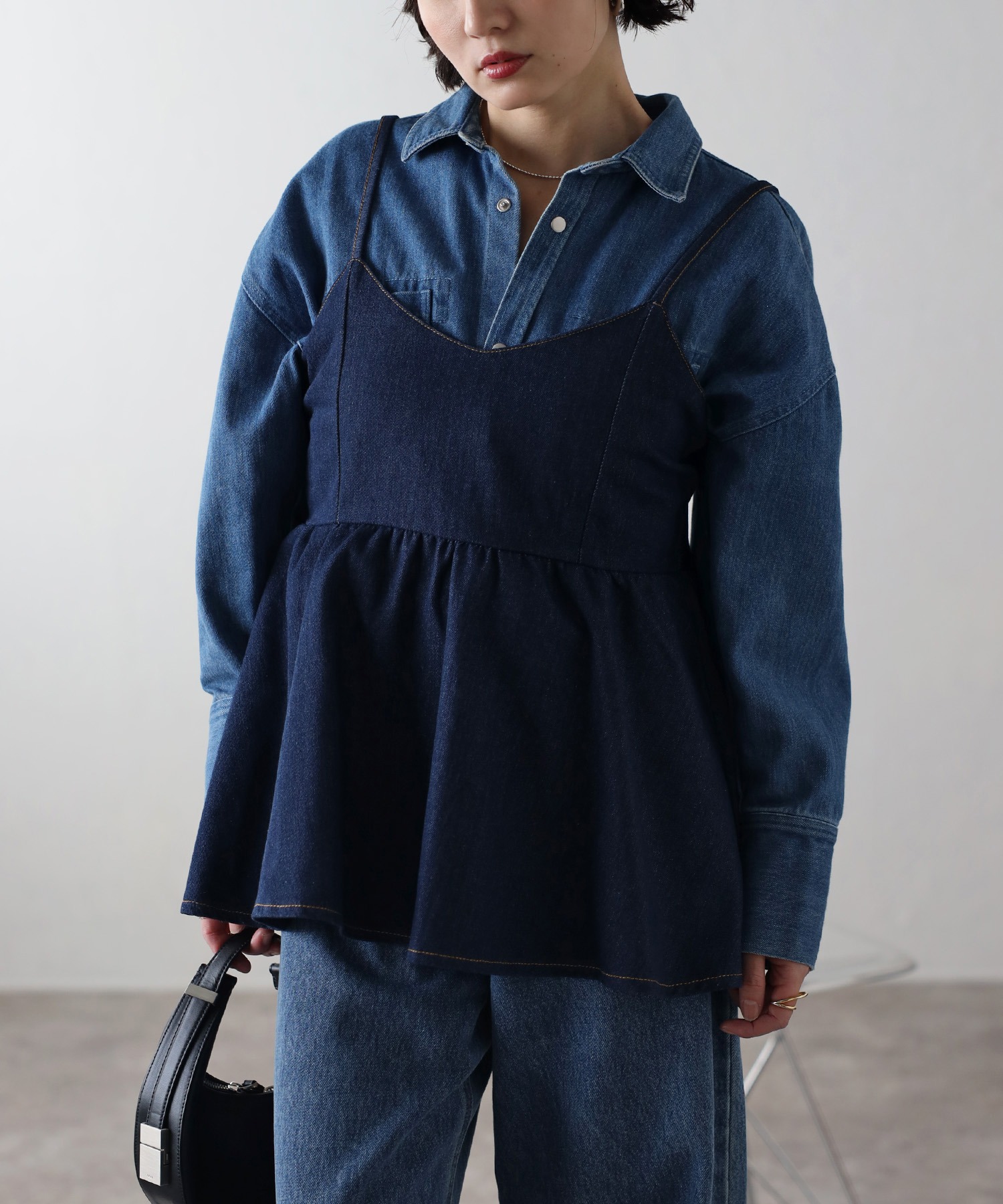 model：H158 着用サイズ：FREE