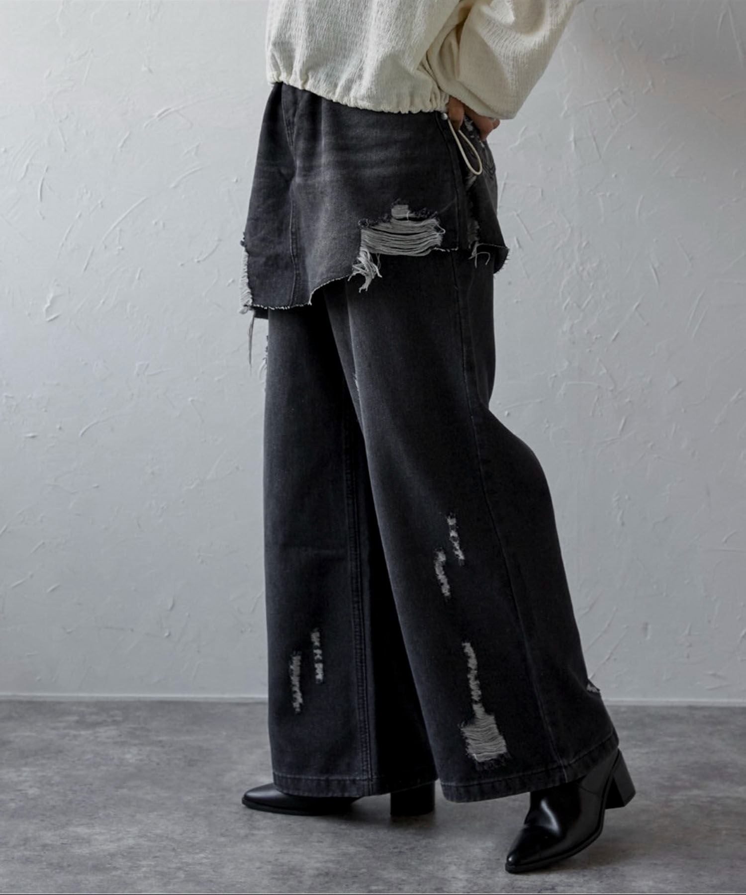 model : 158cm 着用サイズ : M