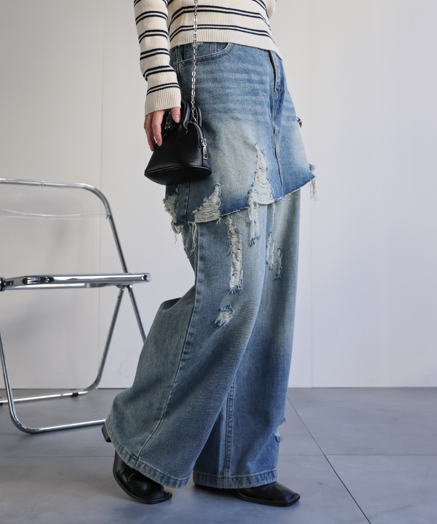 model：156cm 着用サイズ：M