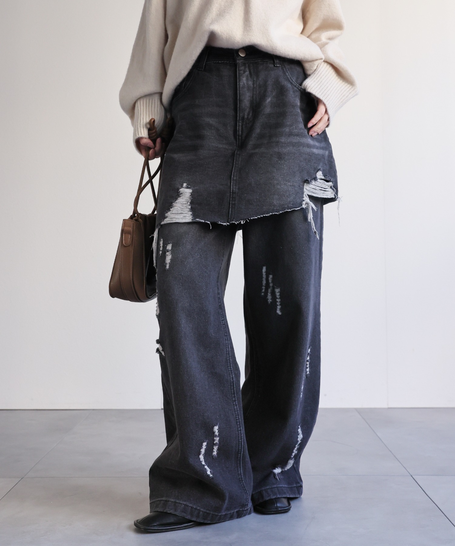 model：156cm 着用サイズ：M