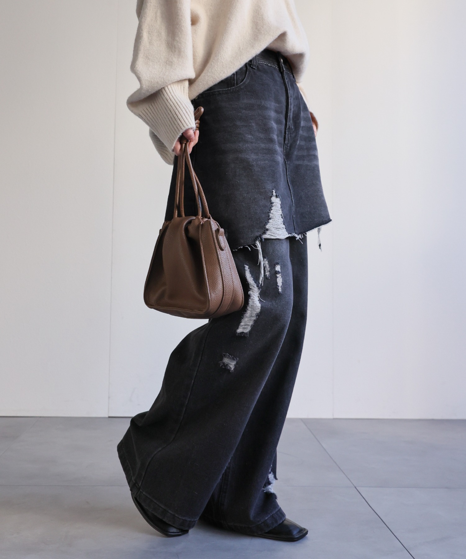 model：156cm 着用サイズ：M