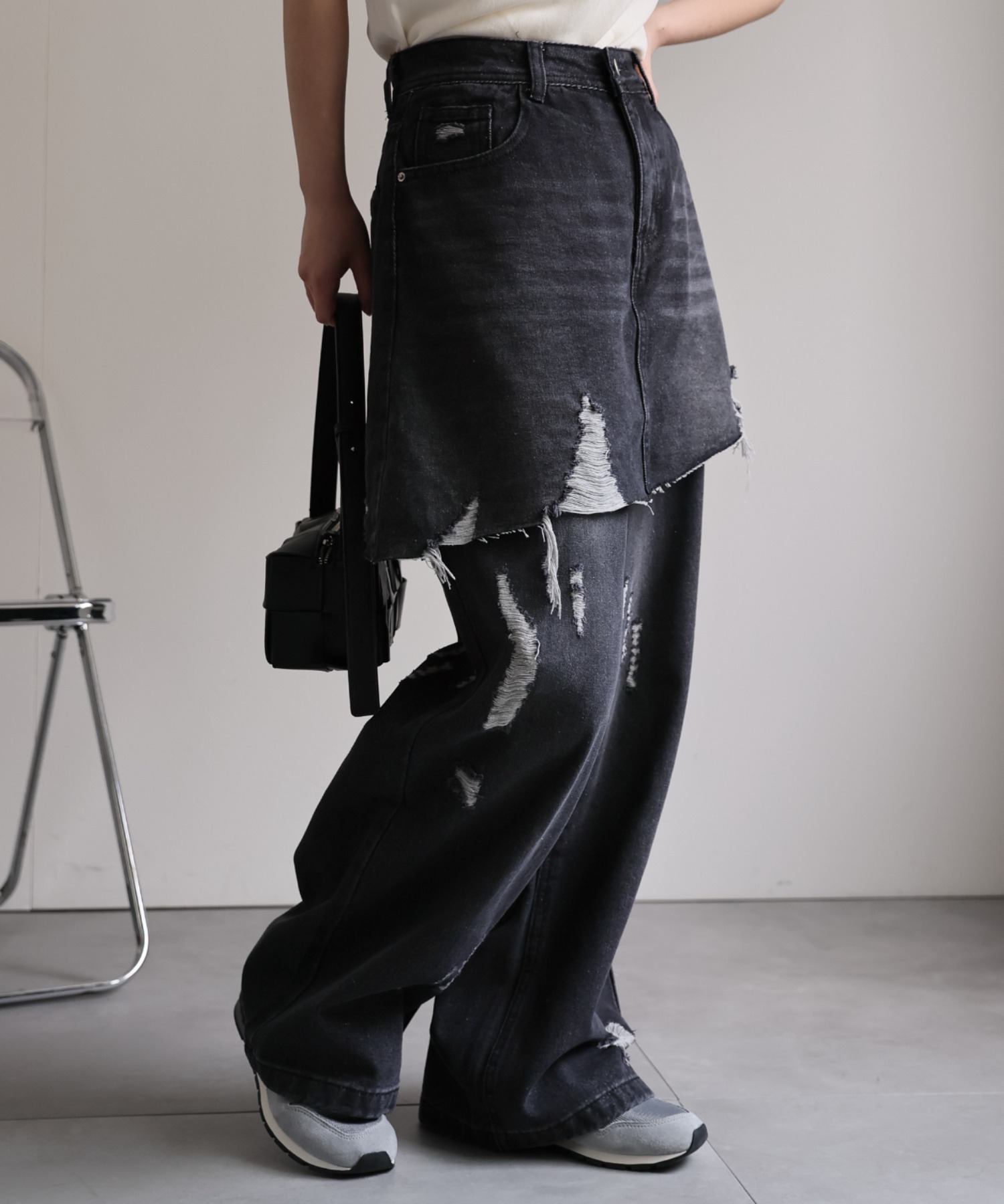 model : 156cm 着用サイズ : M