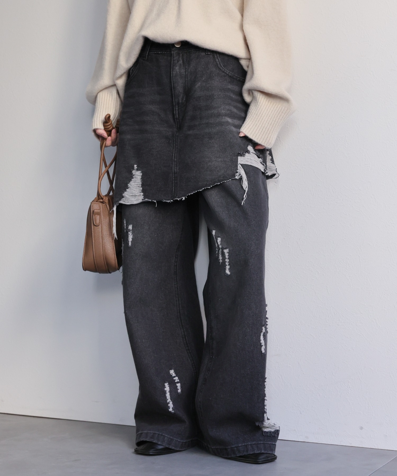 model：156cm 着用サイズ：M