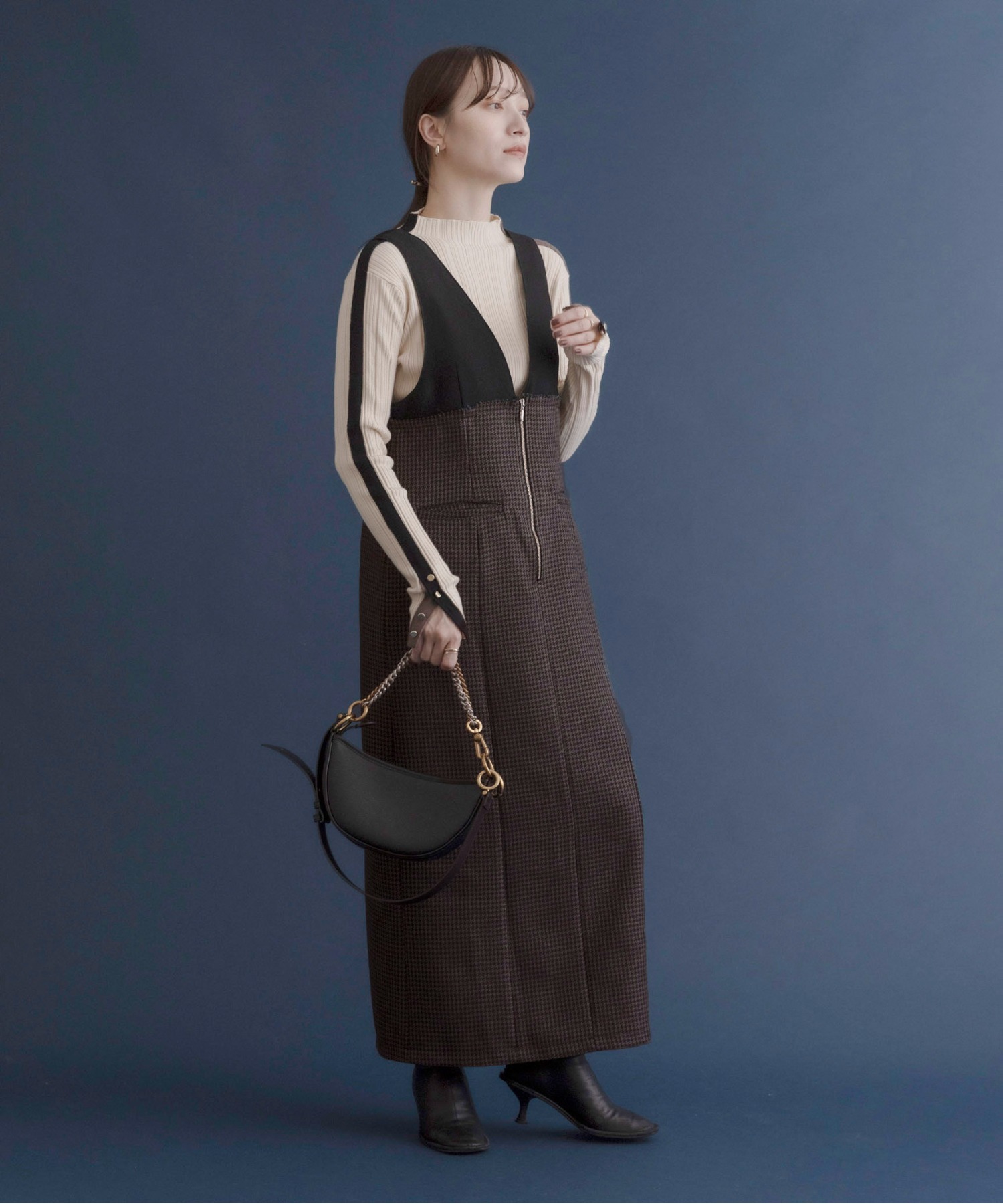 Plage ハウンドトゥース double button コート　サイズ34 ハウンドトゥース柄 2pスーツ | MILA SCHON MILANO (Men)/ミラ