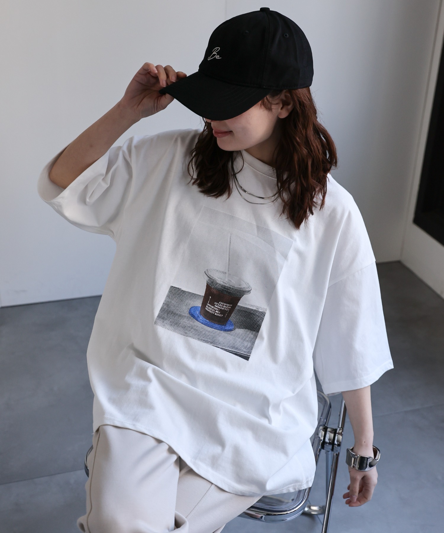 model：156cm 着用サイズ：FREE