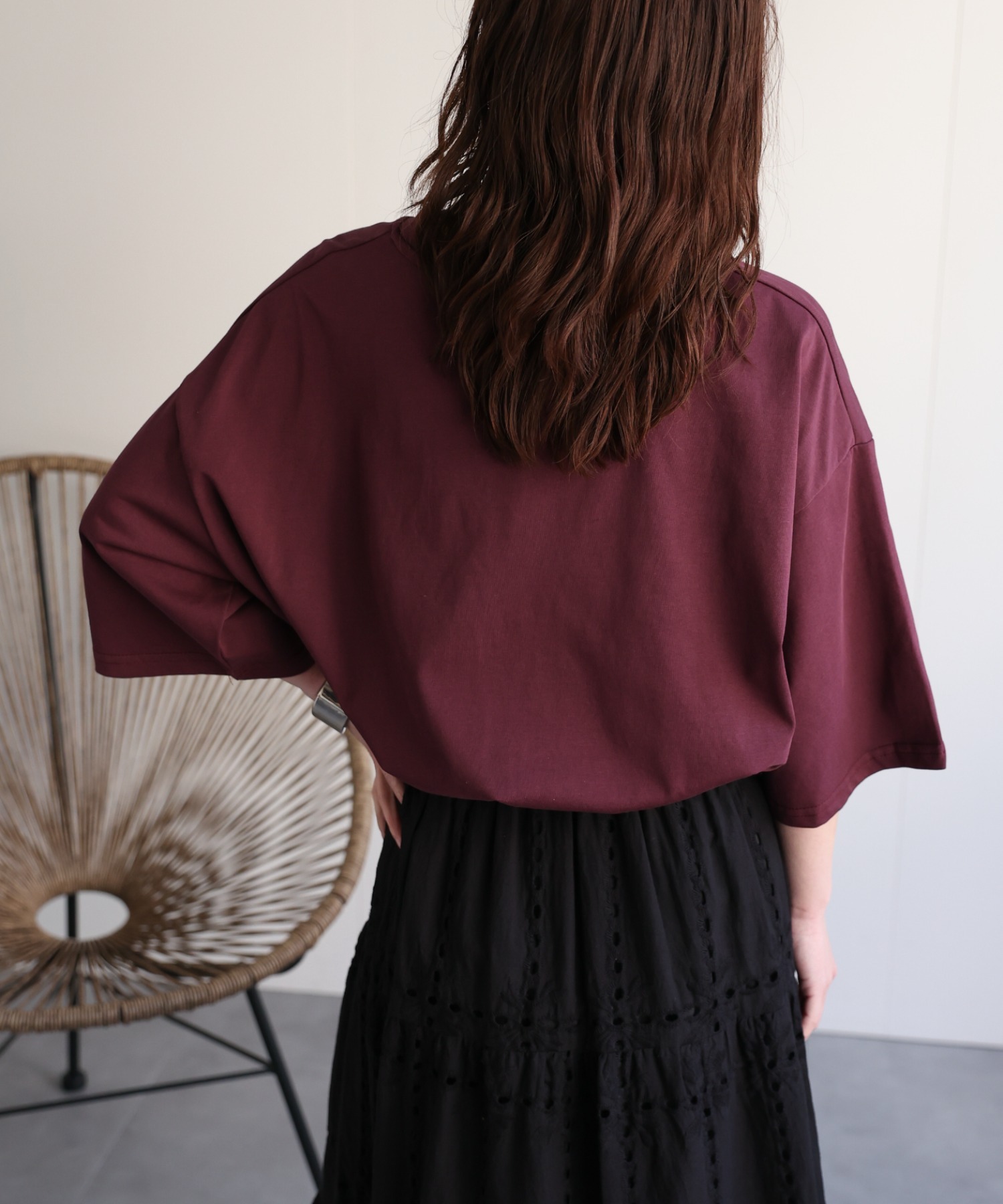 model：156cm 着用サイズ：FREE