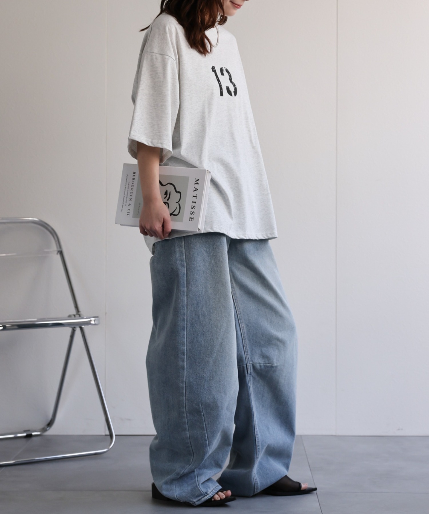 model：156cm 着用サイズ：FREE