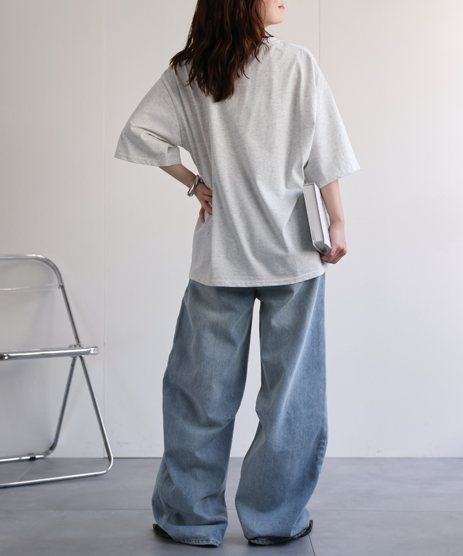 model：156cm 着用サイズ：FREE