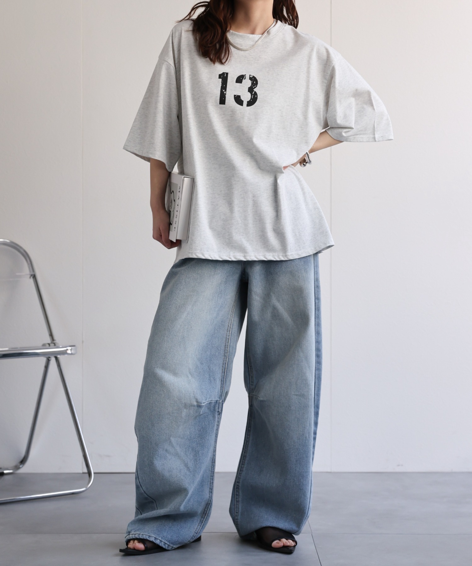 model：156cm 着用サイズ：FREE