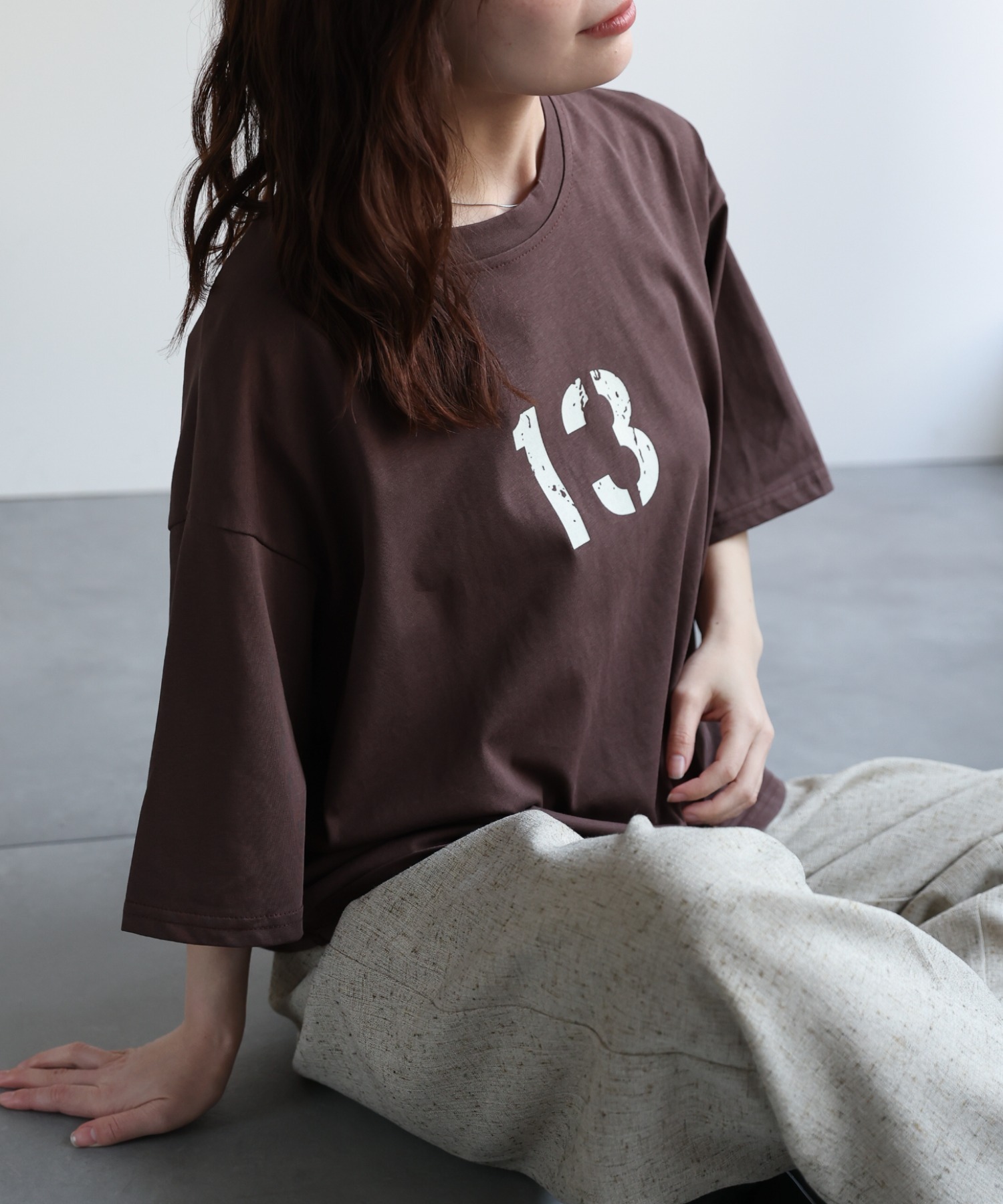 model：156cm 着用サイズ：FREE