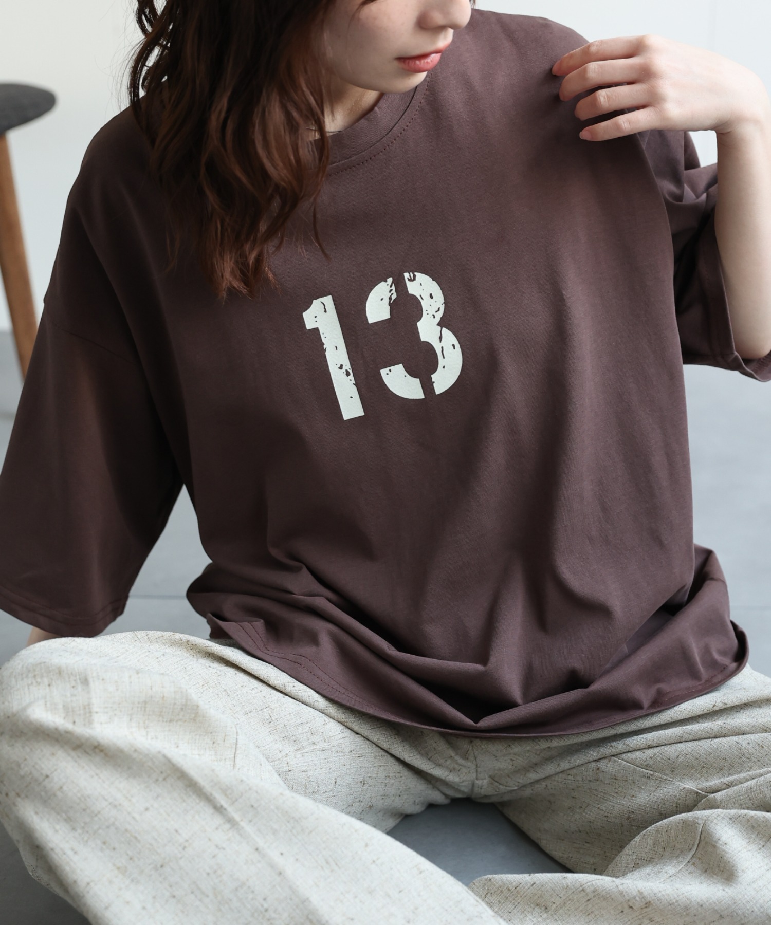 model：156cm 着用サイズ：FREE