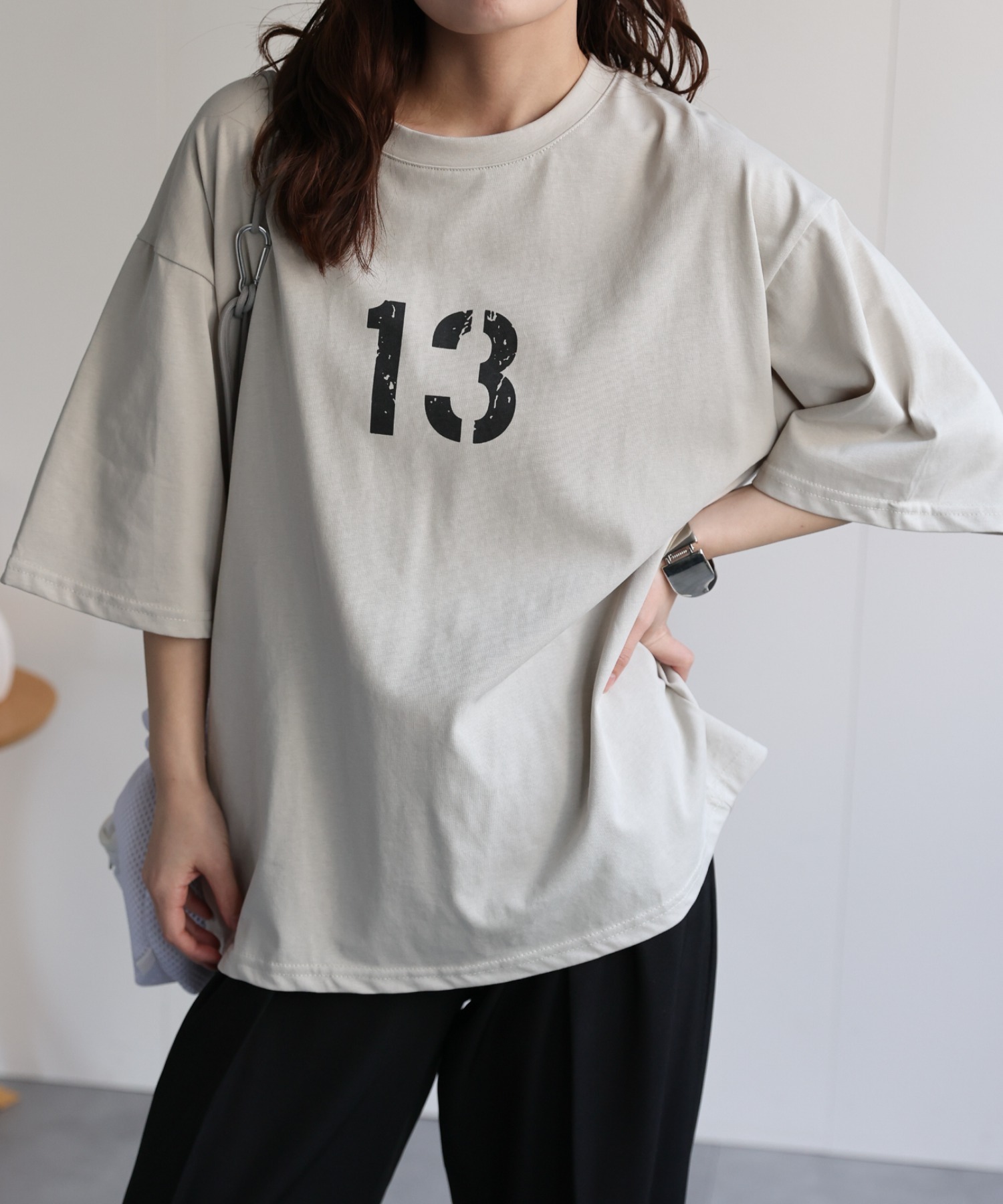 model：156cm 着用サイズ：FREE