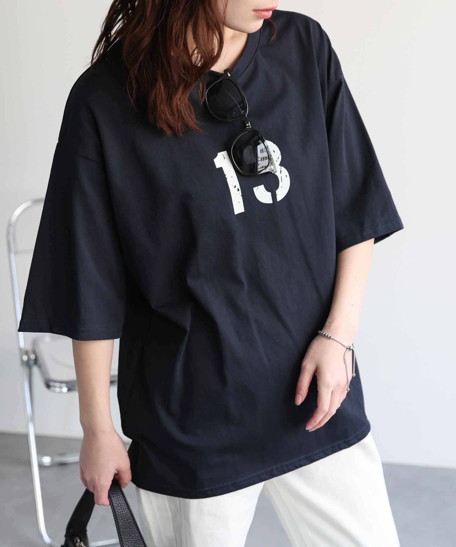 model：156cm 着用サイズ：FREE