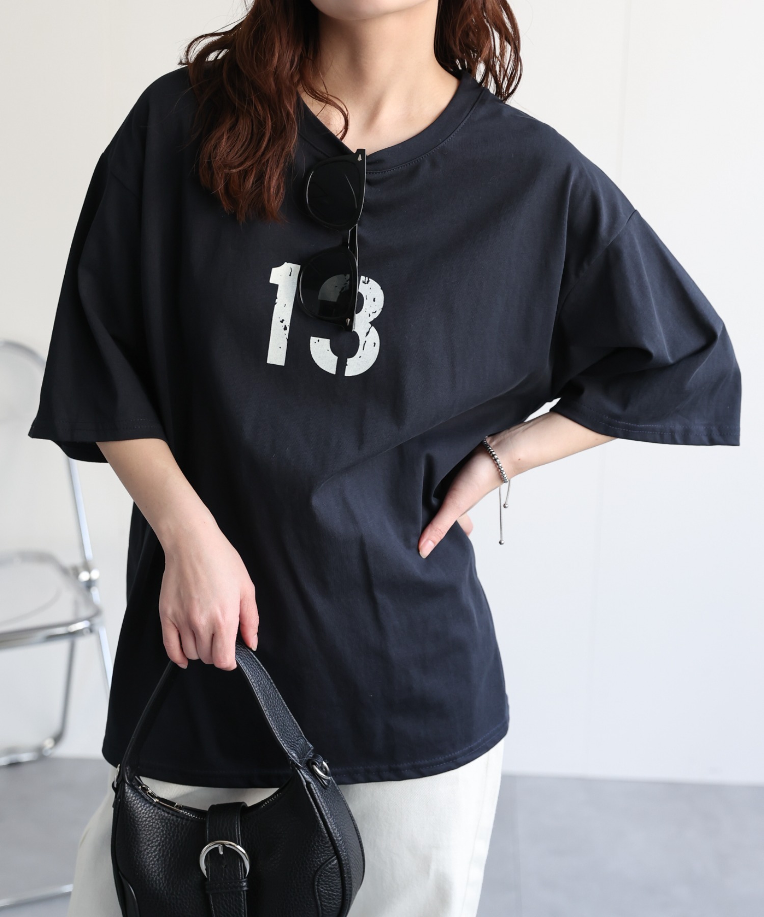 model：156cm 着用サイズ：FREE