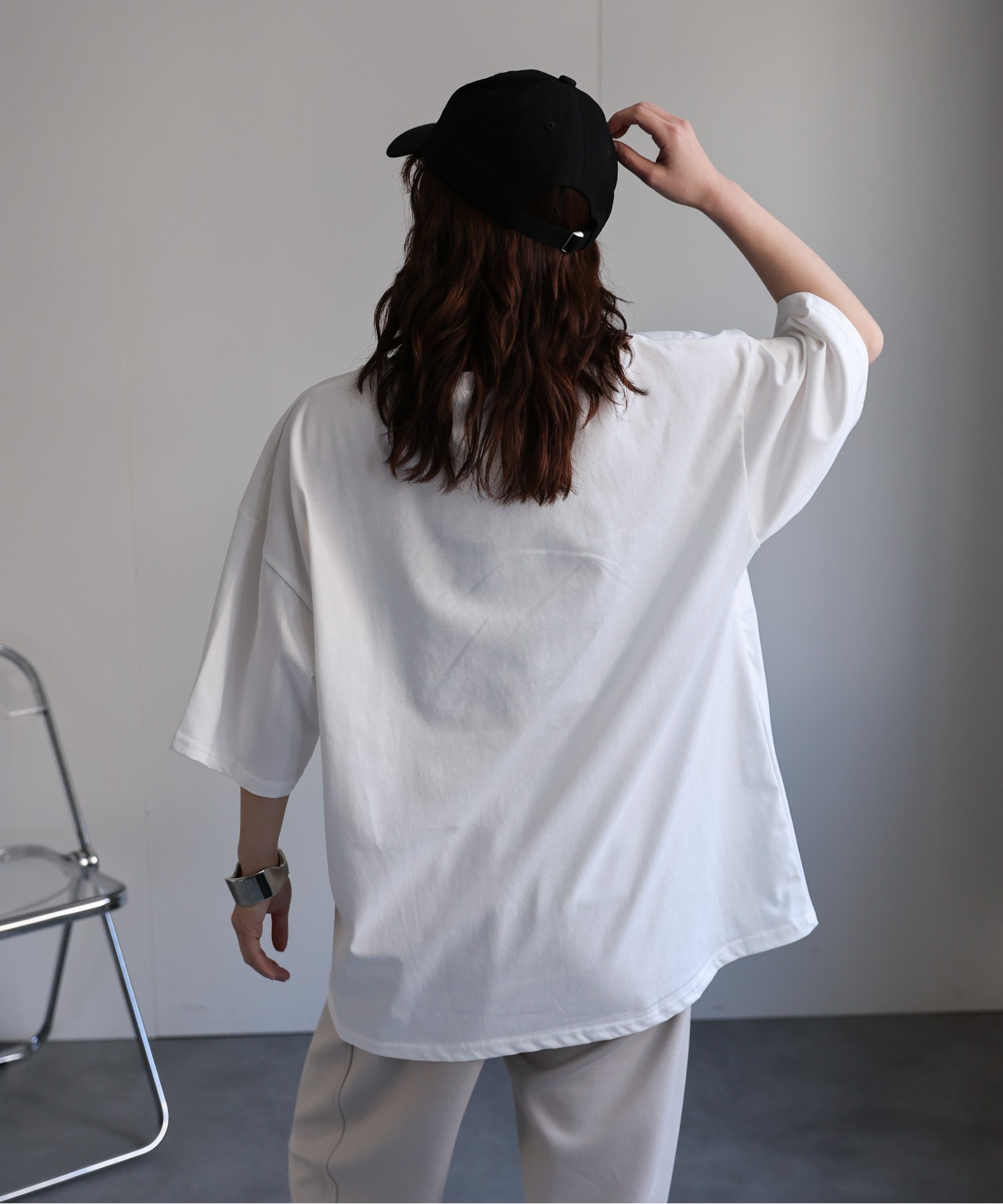 model：156cm 着用サイズ：FREE
