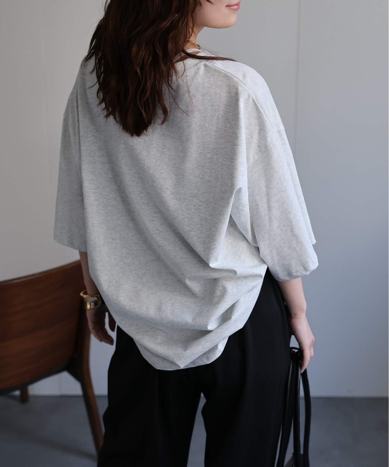 model：156cm 着用サイズ：FREE
