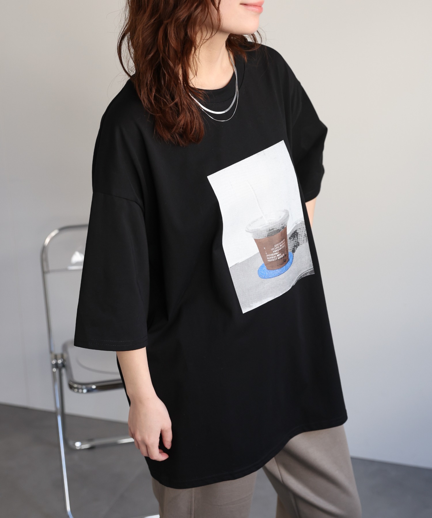 model：156cm 着用サイズ：FREE