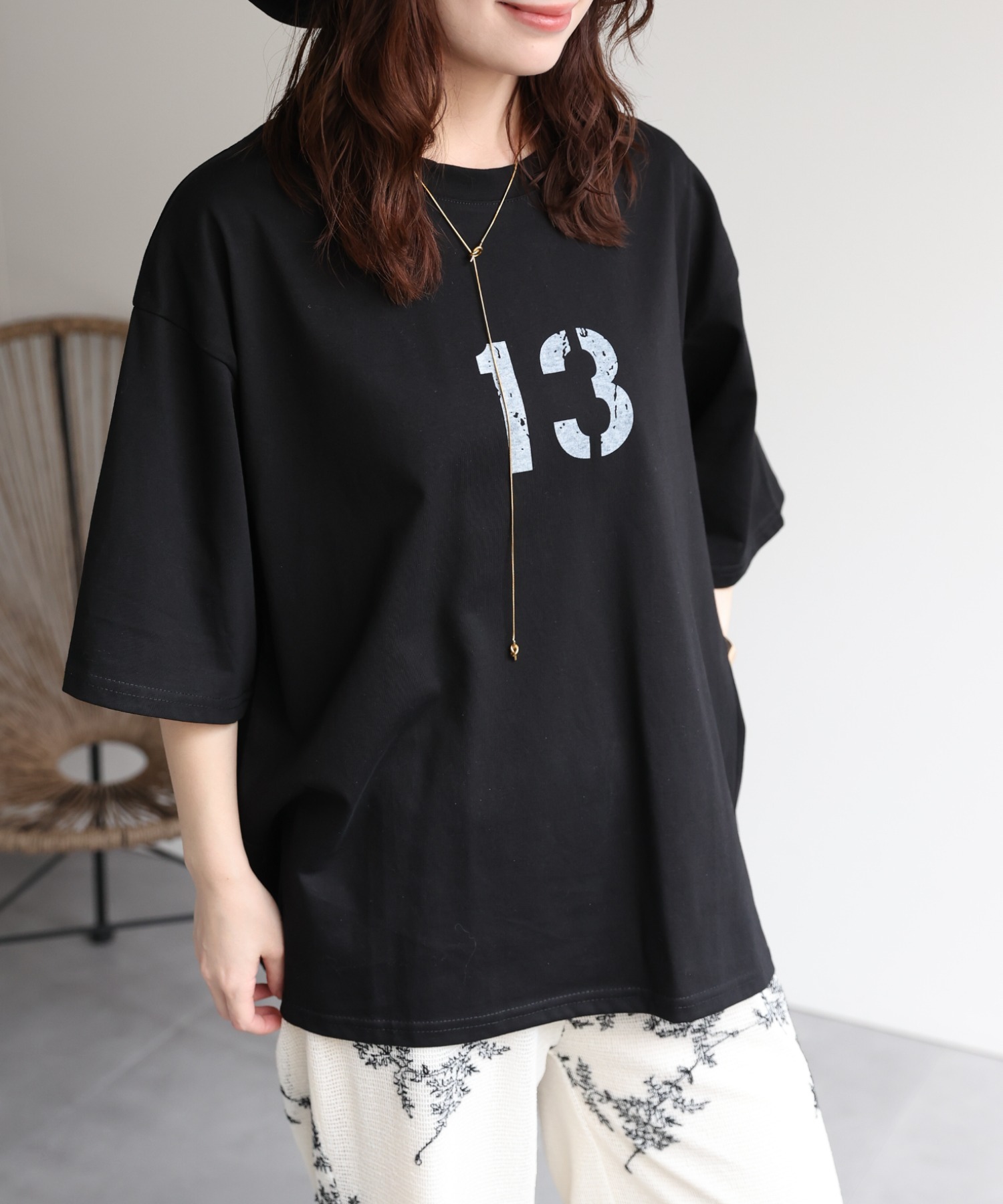 model：156cm 着用サイズ：FREE