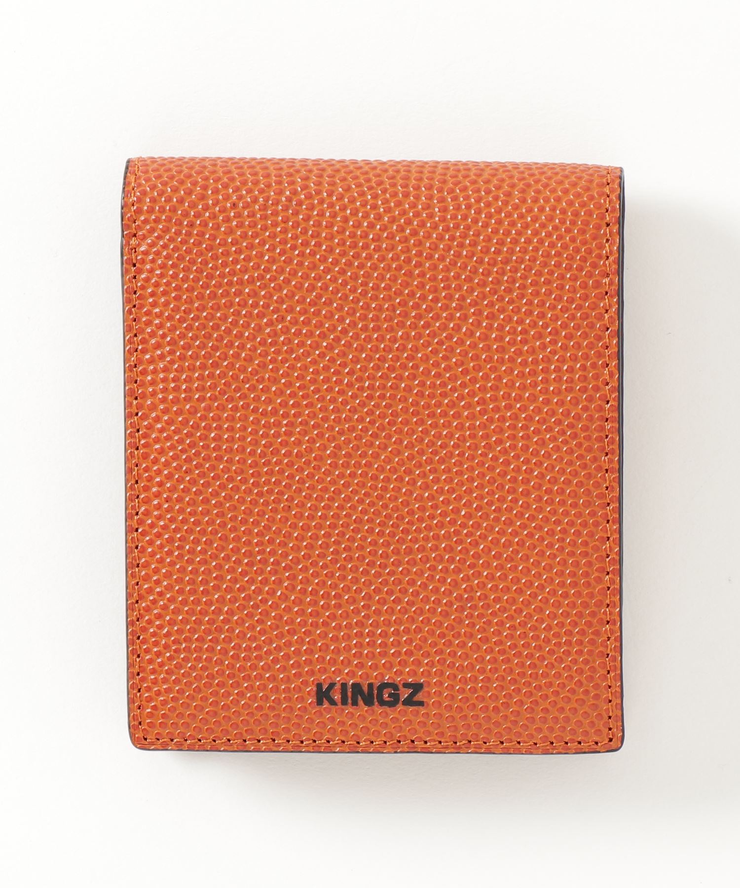 KINGZ バスケットボール素材 【上品】 折財布 本物保証