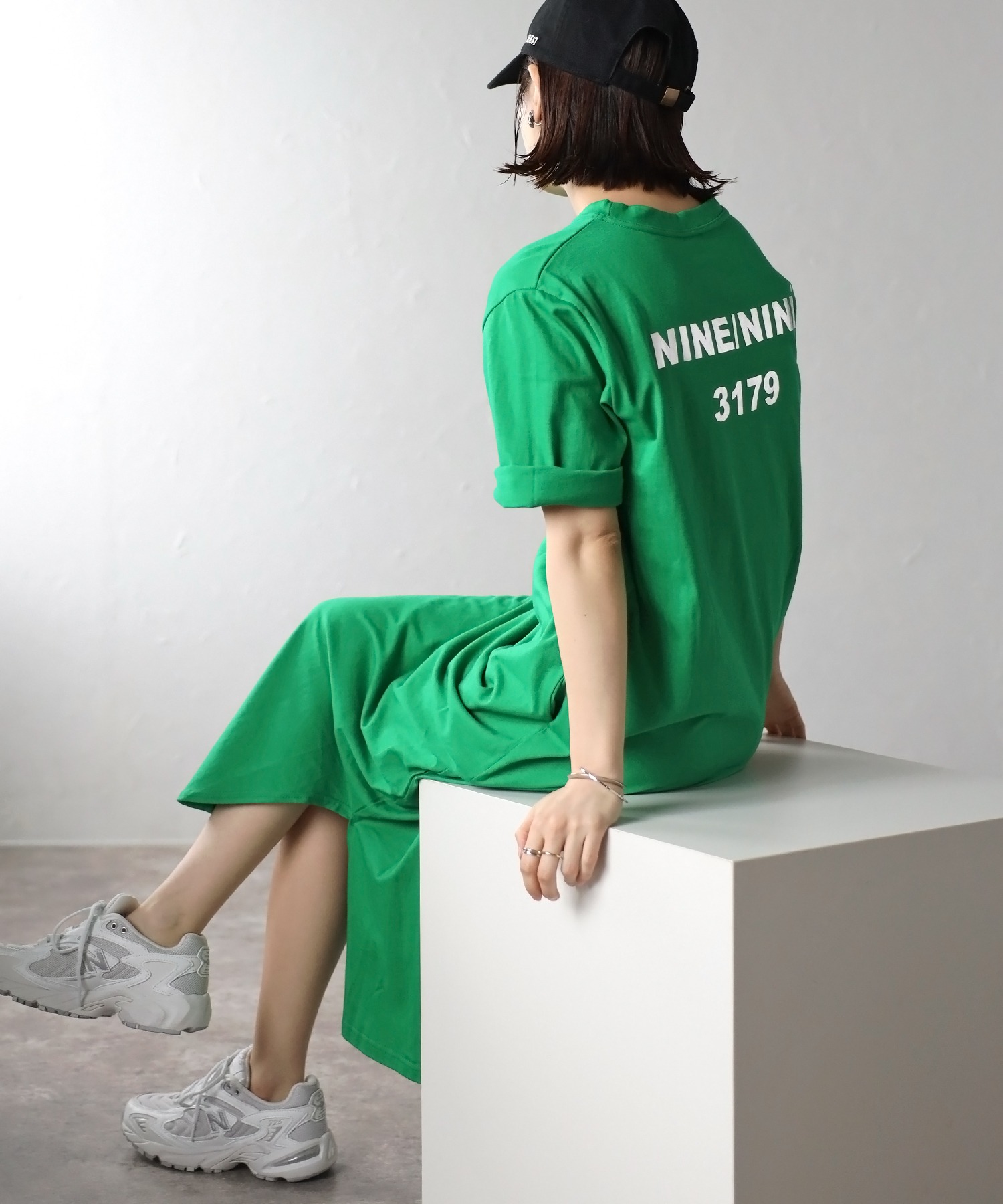 model：H163 着用サイズ：M