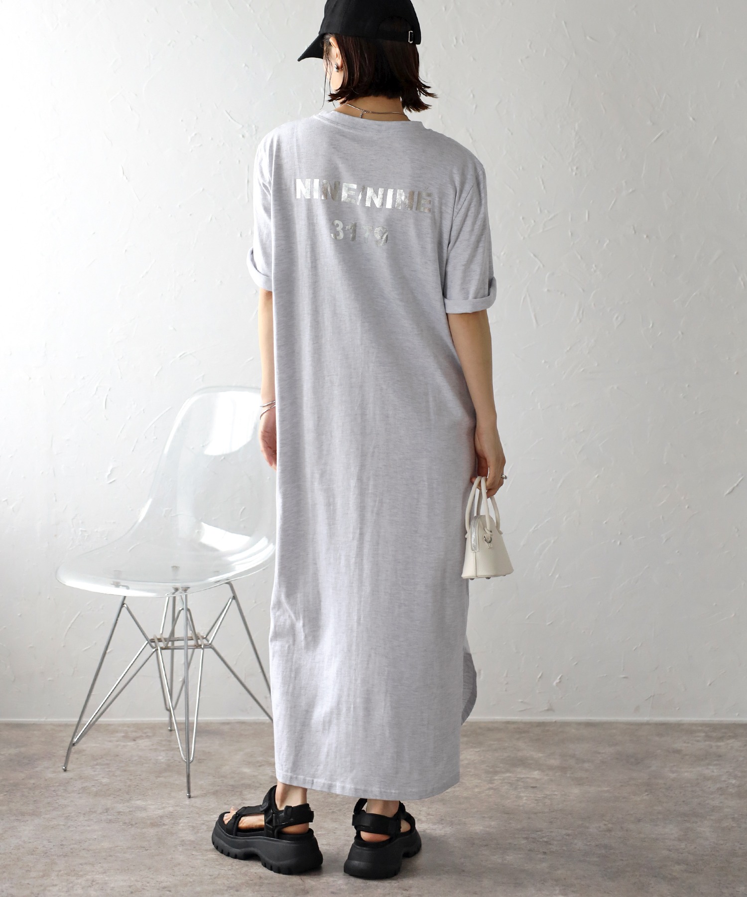 model：H163 着用サイズ：M