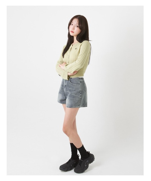 A'GEM/9 × .kom 『muah muah/ムーアムーア』Line stitch logo