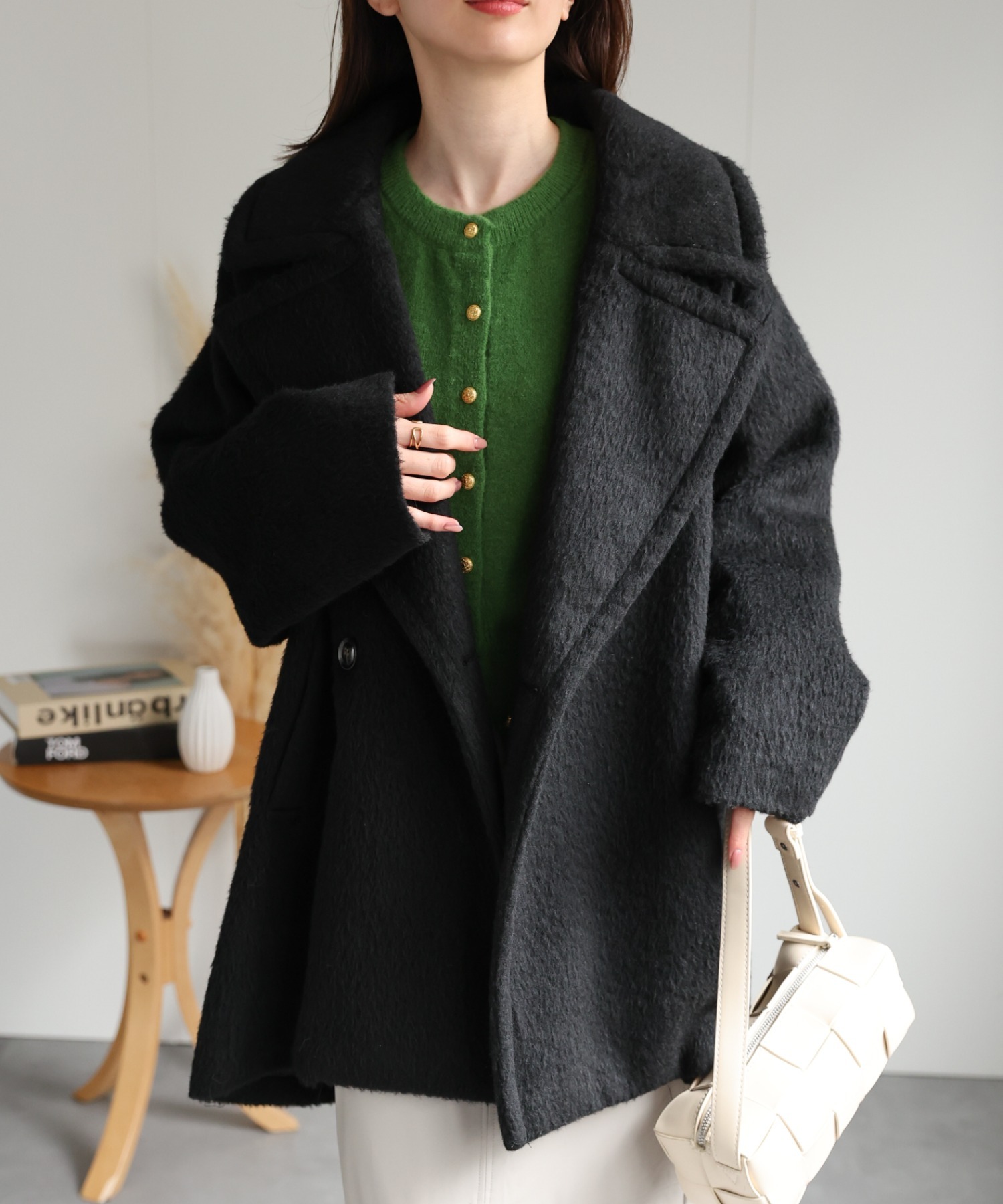 model：162cm 着用サイズ：F