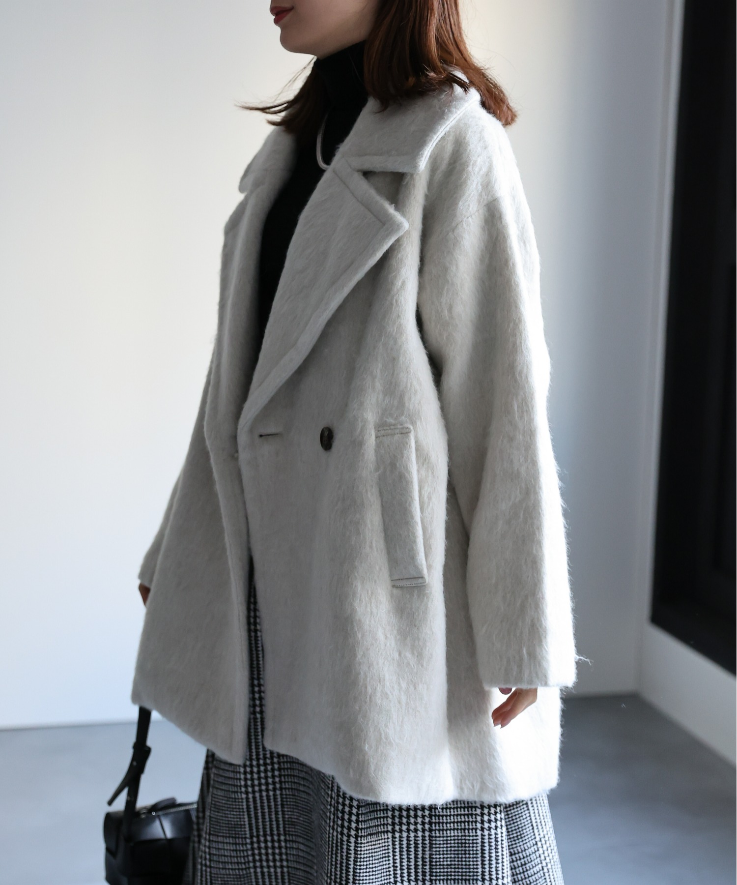 model：162cm 着用サイズ：F