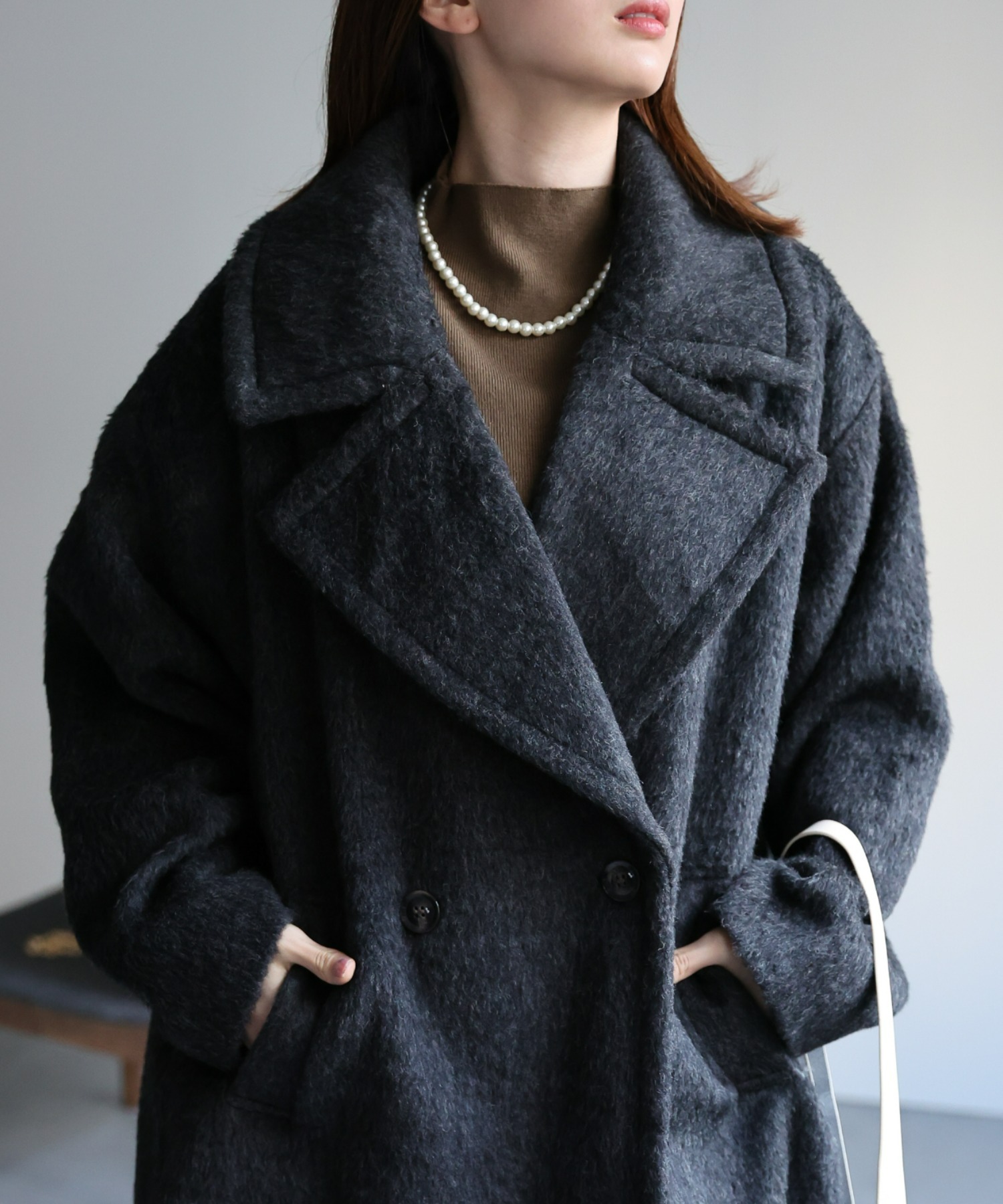 model：162cm 着用サイズ：F