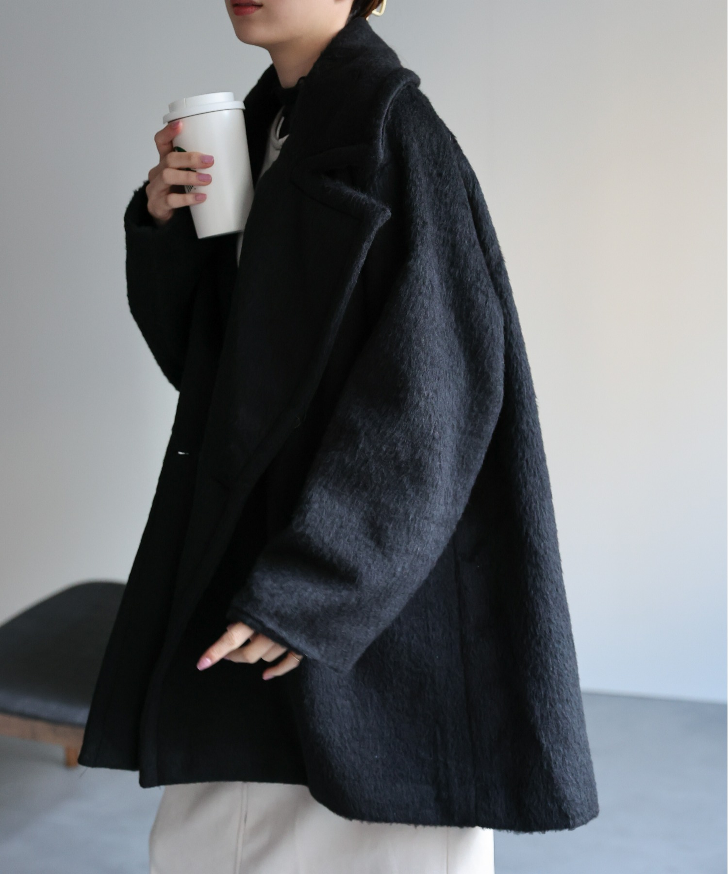 model：162cm 着用サイズ：F