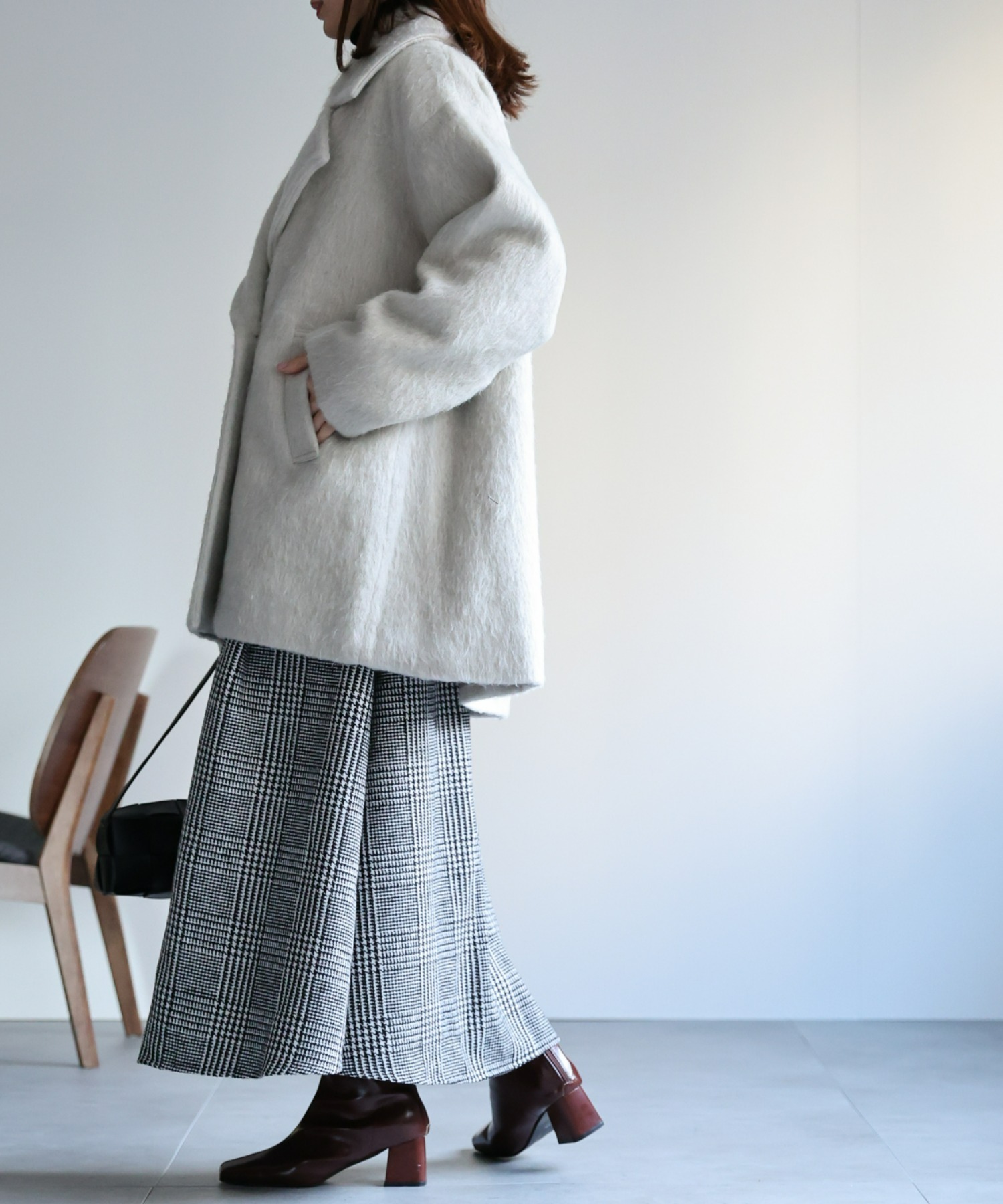 model：162cm 着用サイズ：F