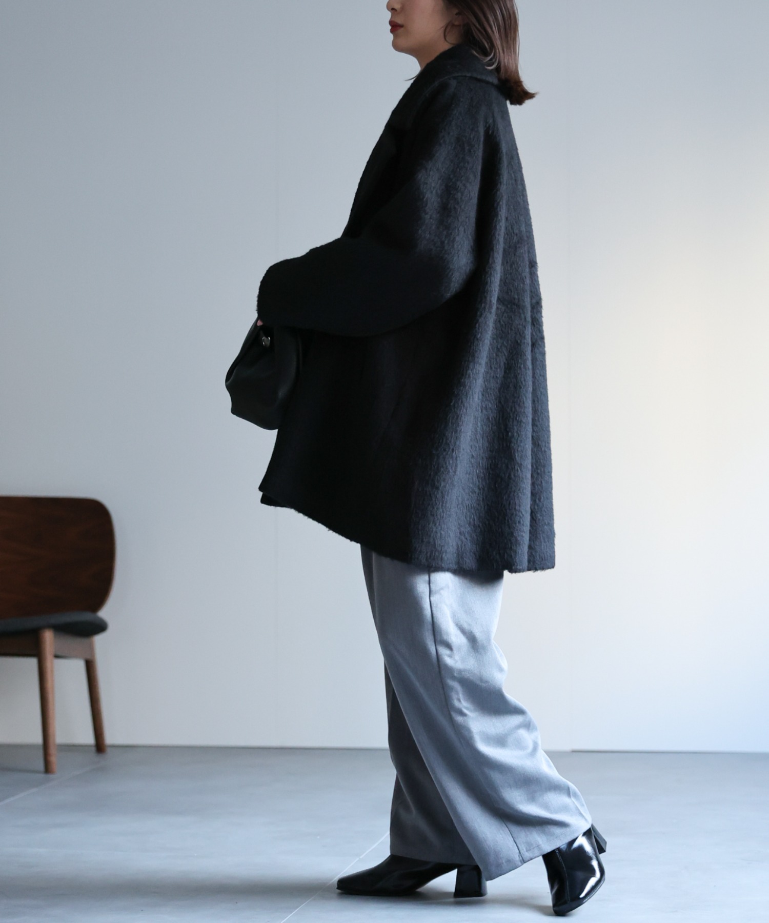 model：162cm 着用サイズ：F