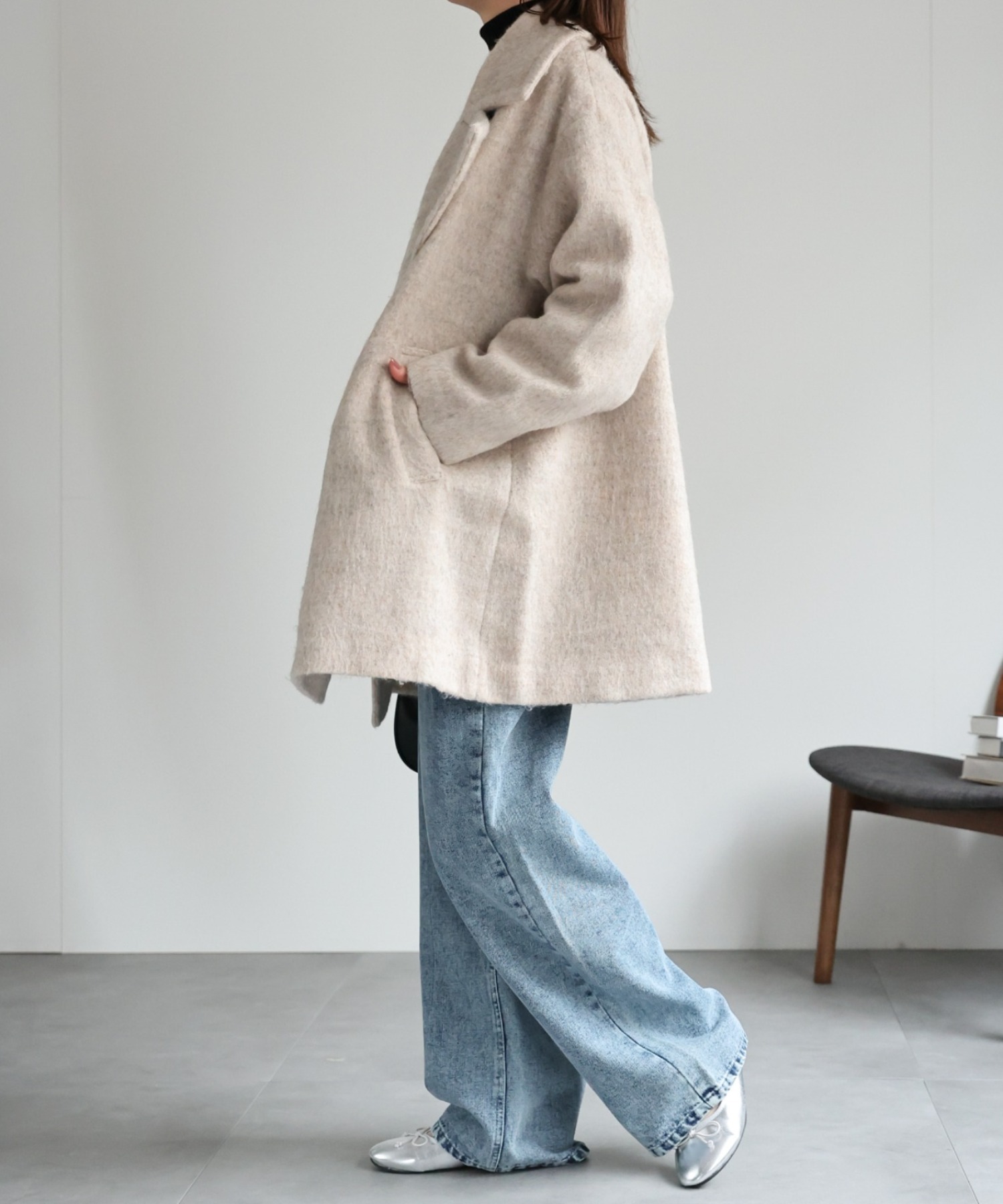 model：162cm 着用サイズ：F