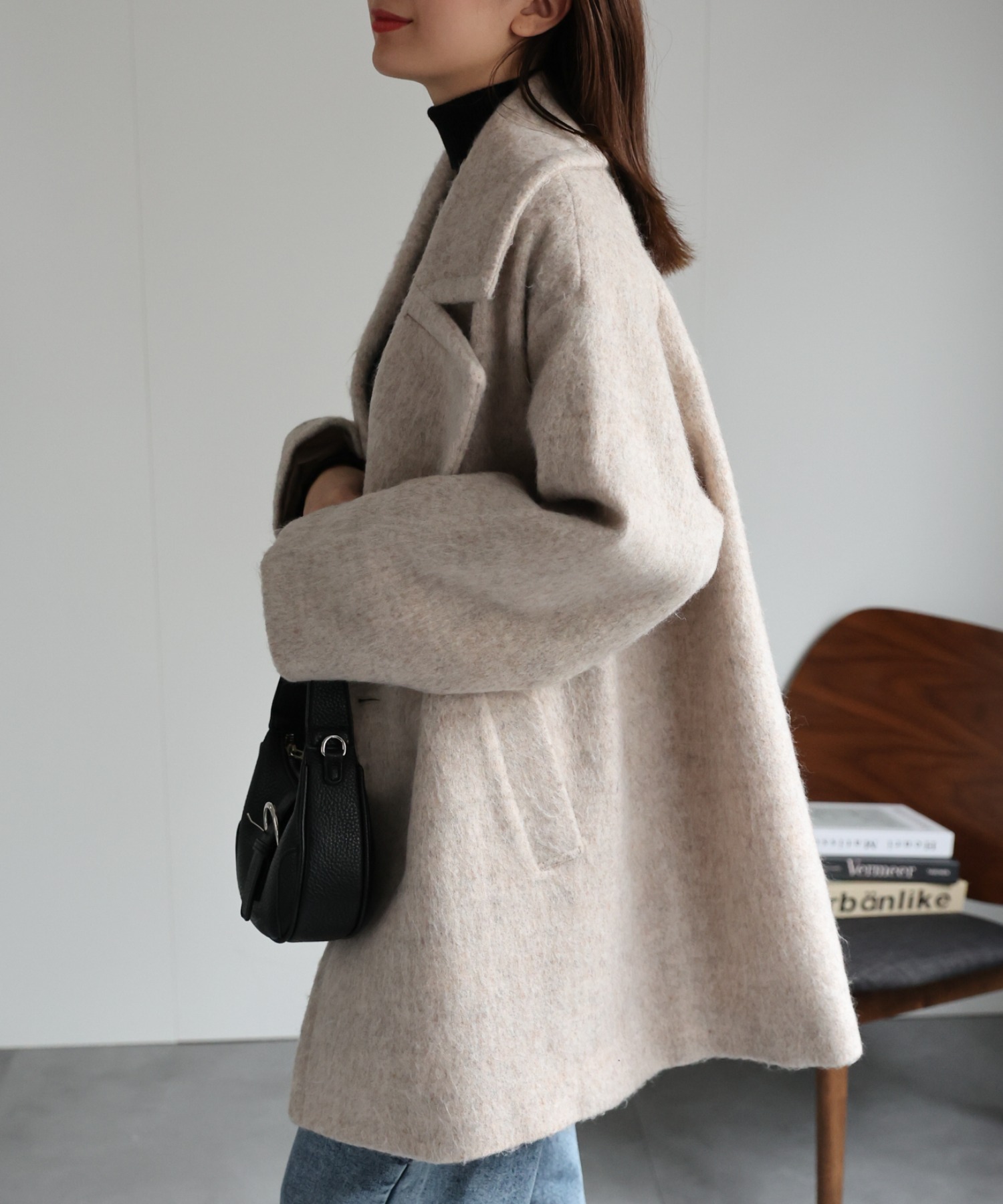model：162cm 着用サイズ：F