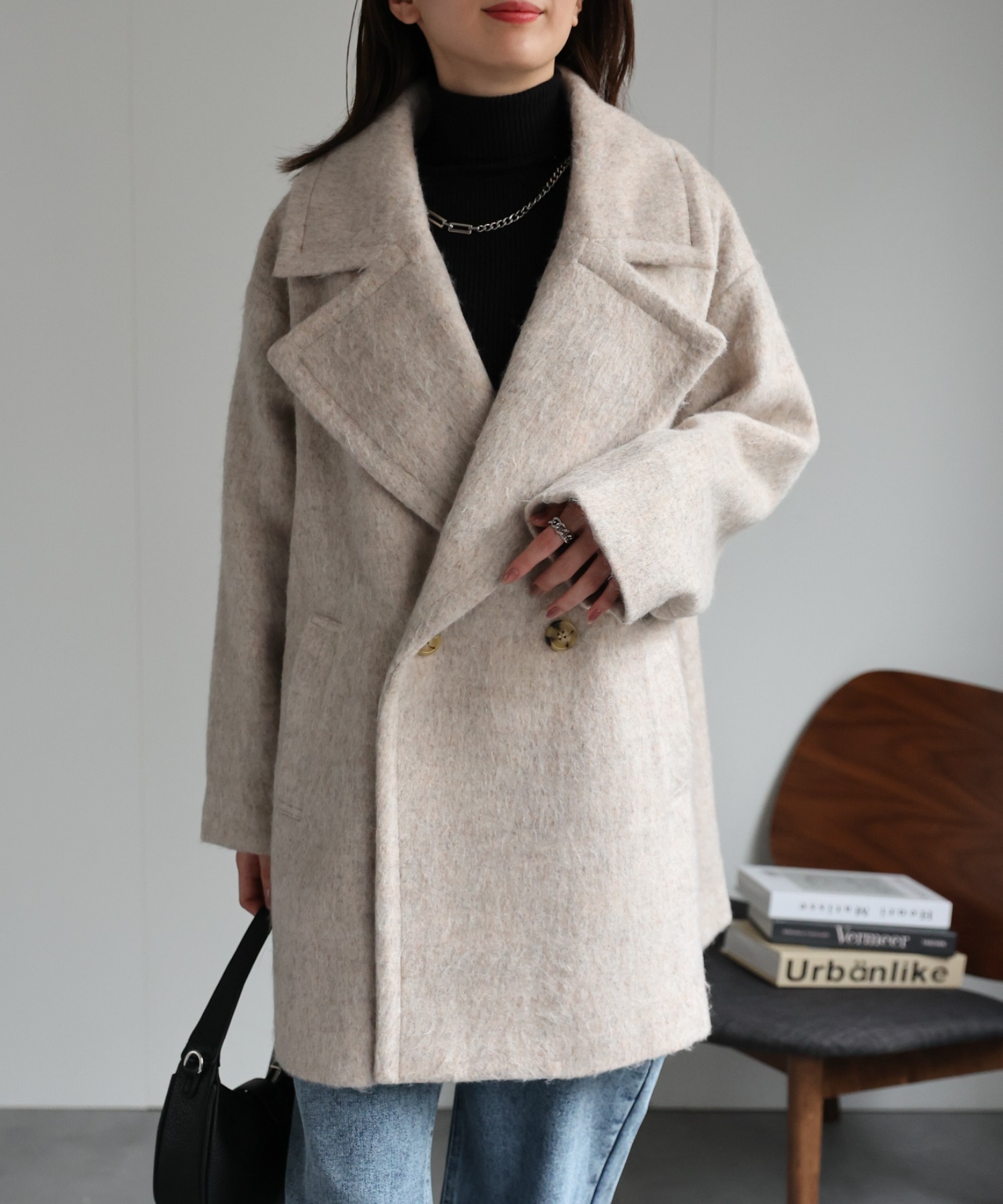 model：162cm 着用サイズ：F