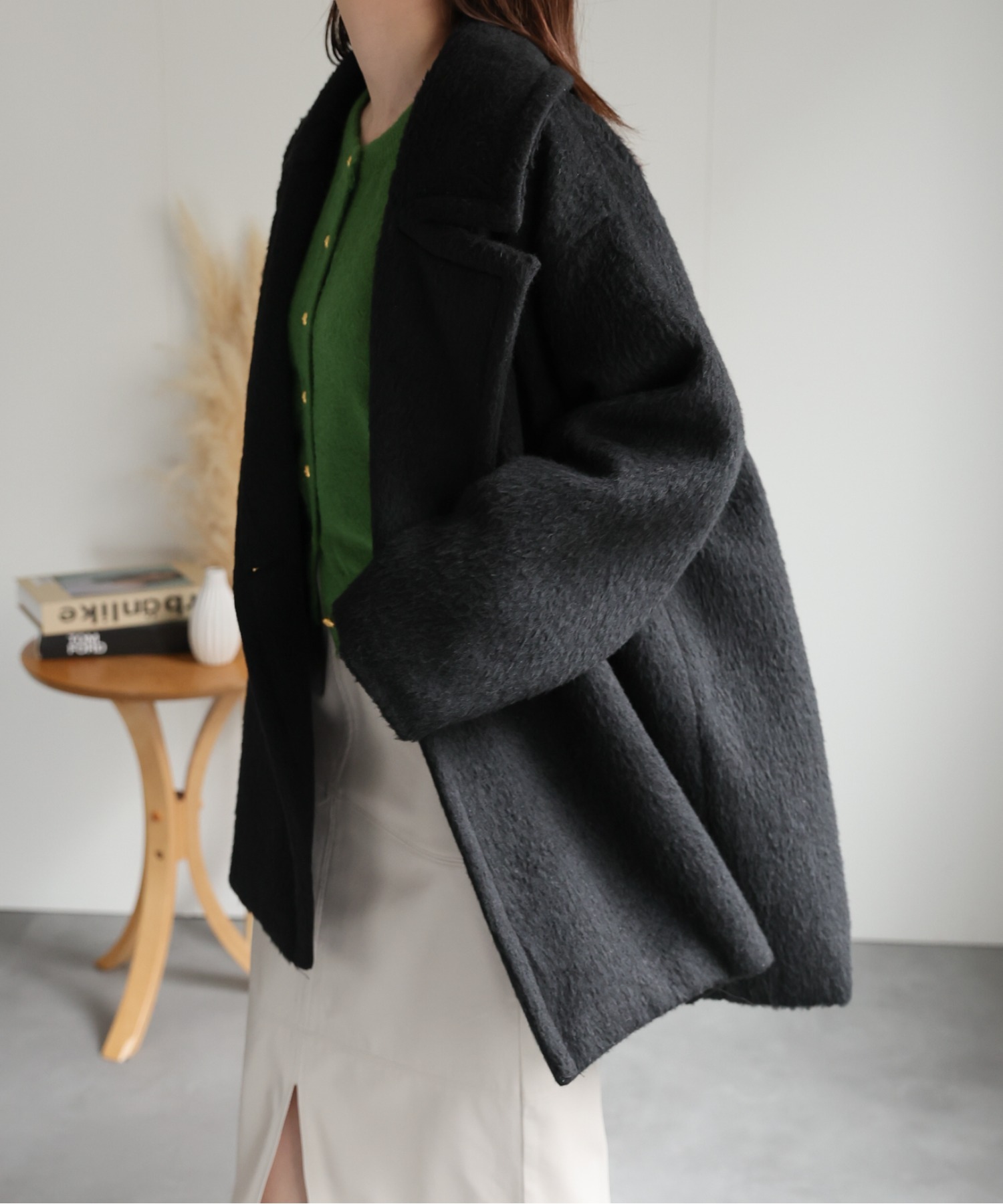 model：162cm 着用サイズ：F
