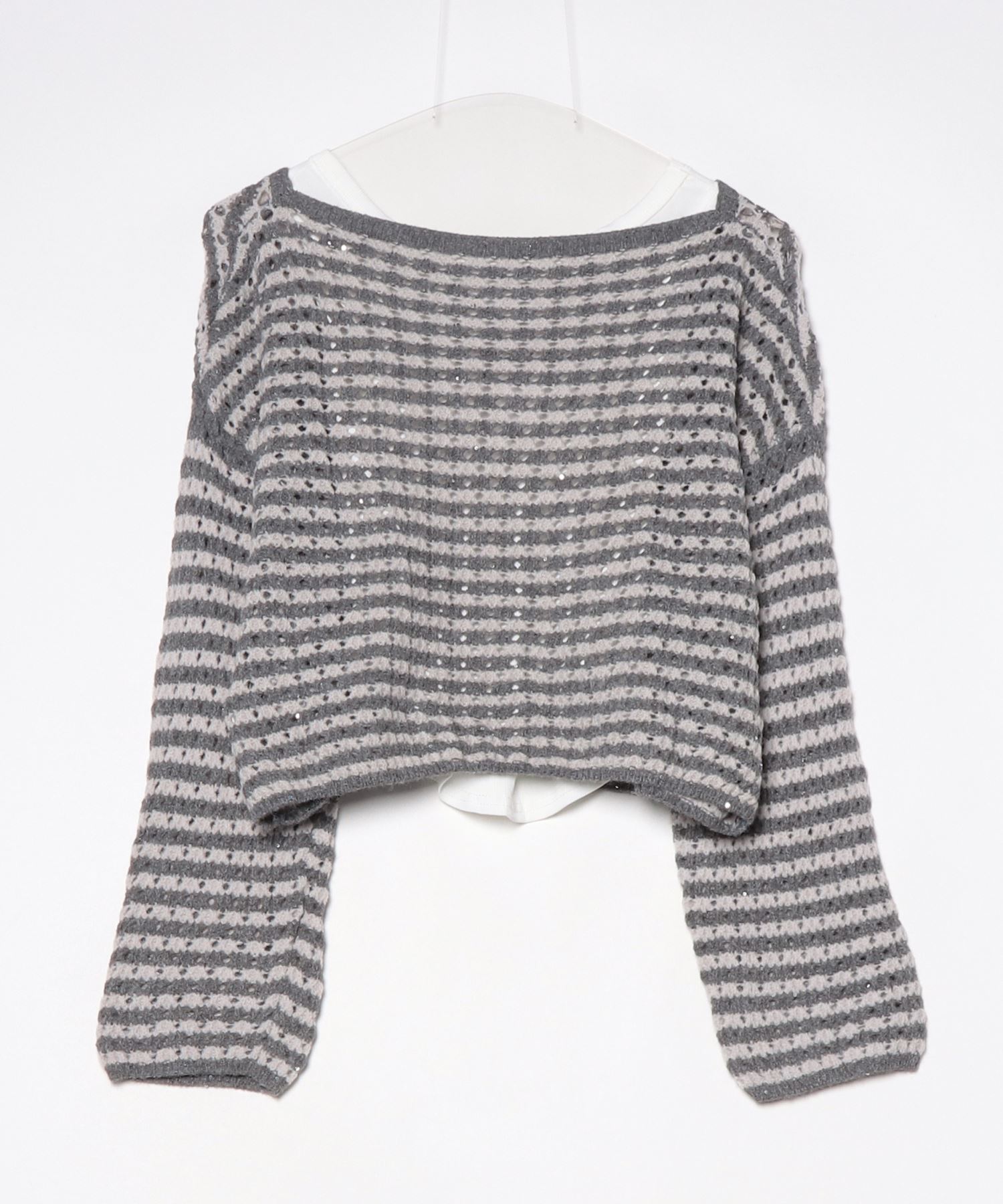 y2k ✧ d.i.a ダイヤ　平成ギャル　十字架　ボーダー　チューブトップ y2k ✧ d.i.a ダイヤ 平成ギャル 十字架 ボーダー チューブトップ