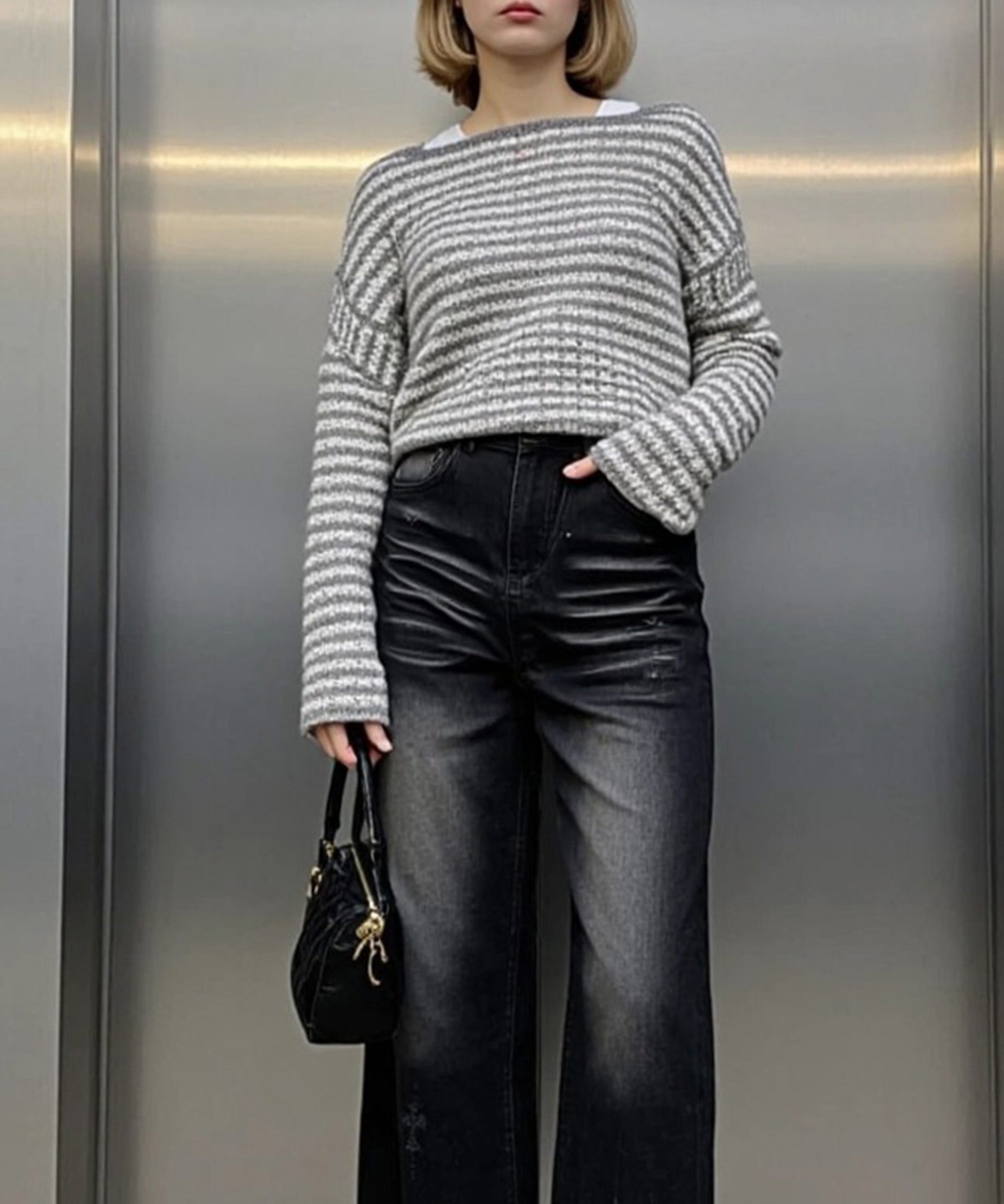 A'GEM/9 × .kom 『.KOM/ドットケーオーエム』 Y2K Border Mesh