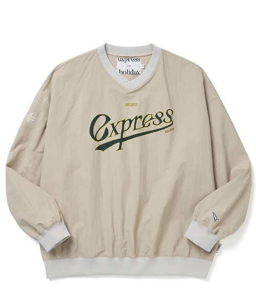 A'GEM/9 × .kom『Express Holiday/エクスプレスホリデー』authentic nylon pullover /オーセンティックナイロンプルオーバー