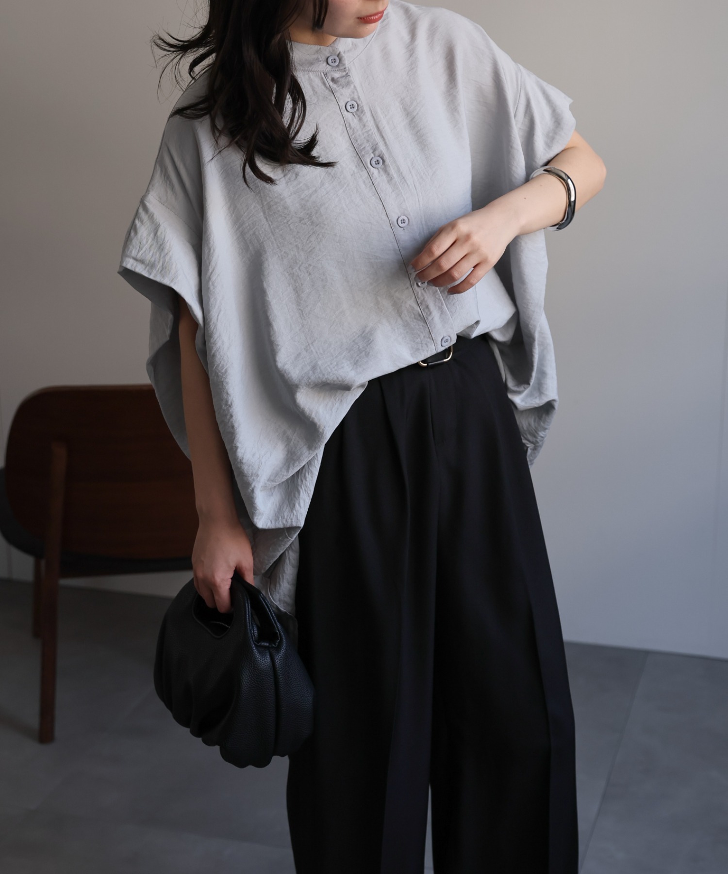 model：156cm 着用サイズ：FREE