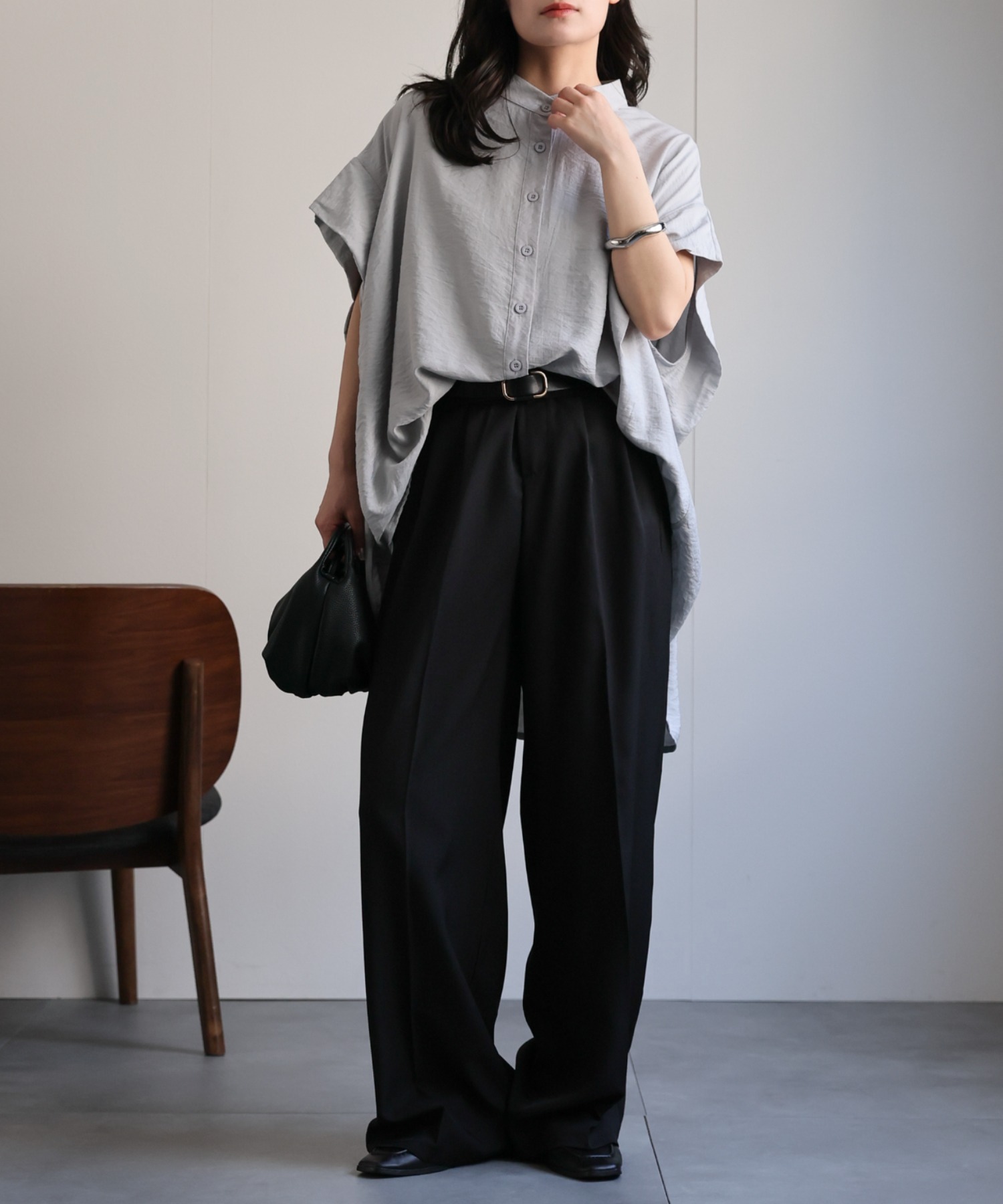 model：156cm 着用サイズ：FREE