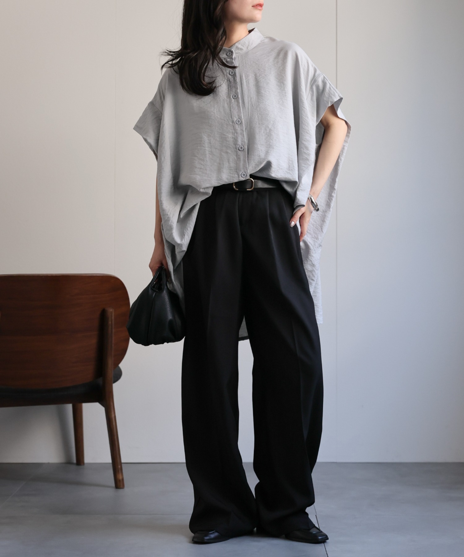 model：156cm 着用サイズ：FREE