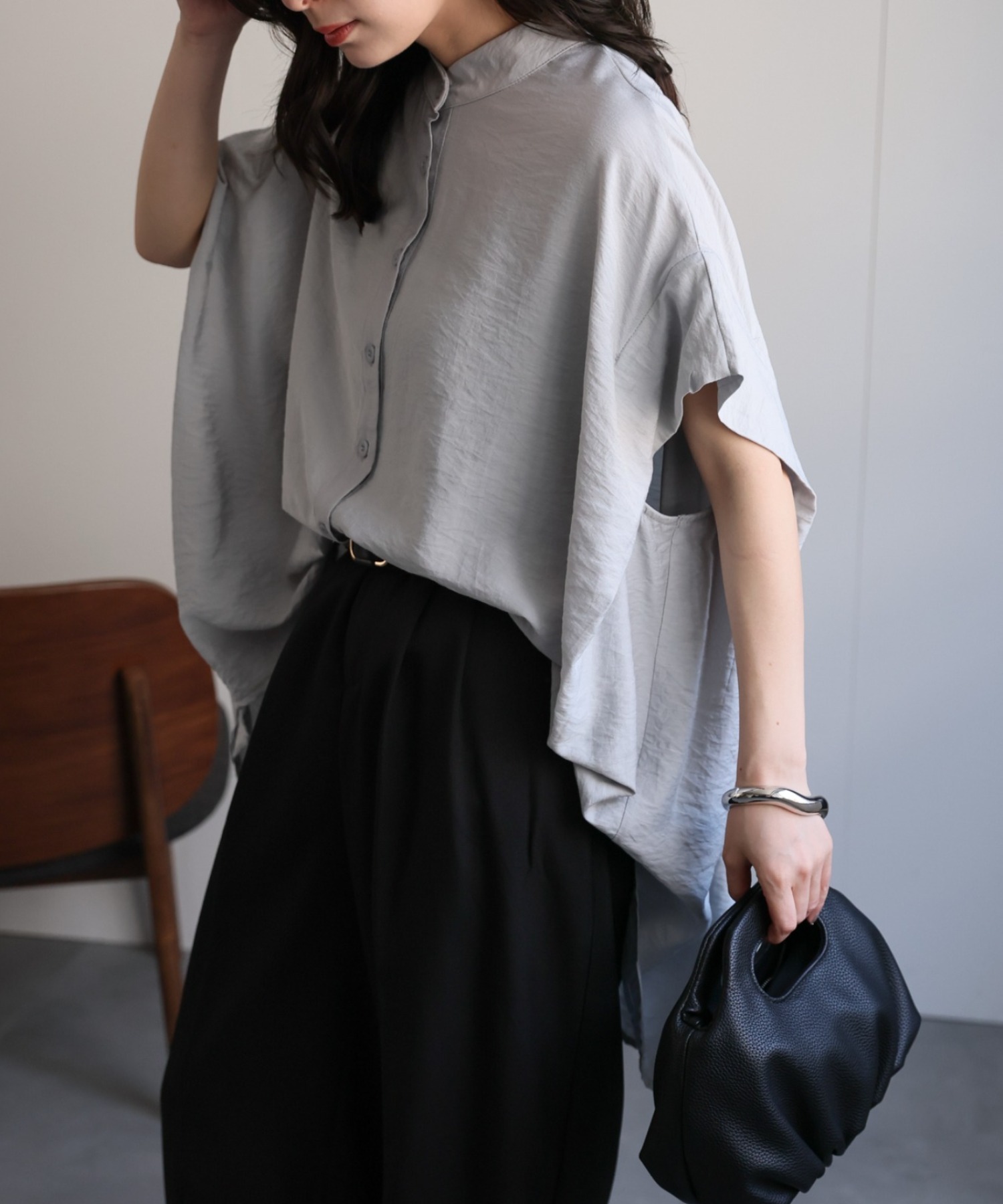 model：156cm 着用サイズ：FREE