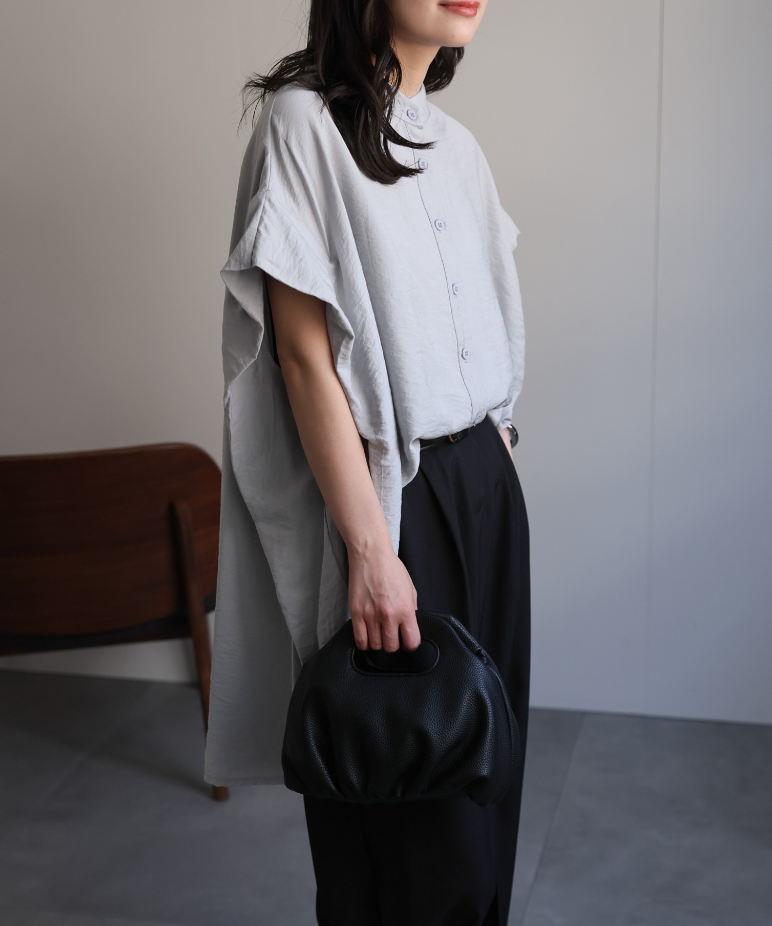 model：156cm 着用サイズ：FREE