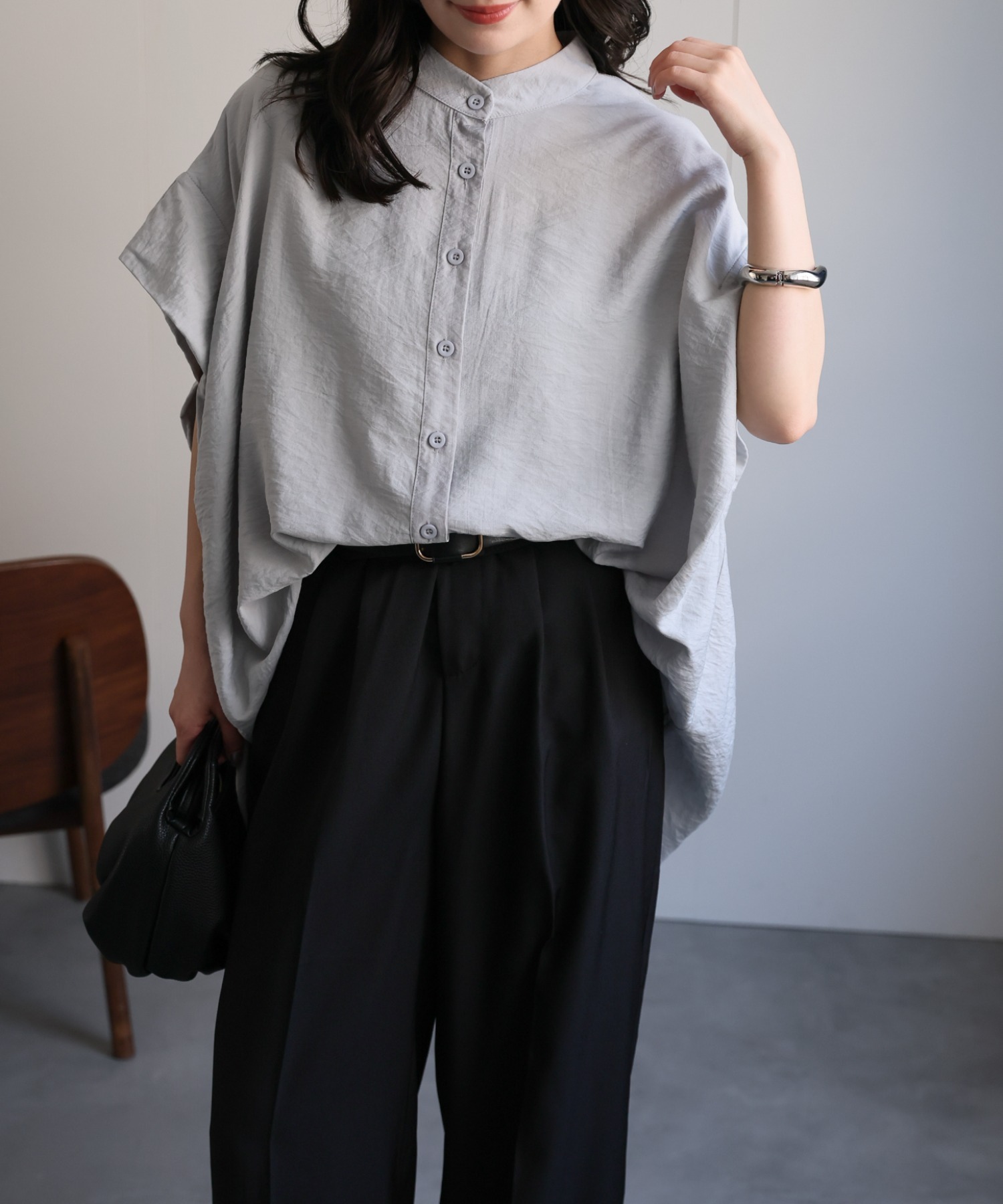 model：156cm 着用サイズ：FREE